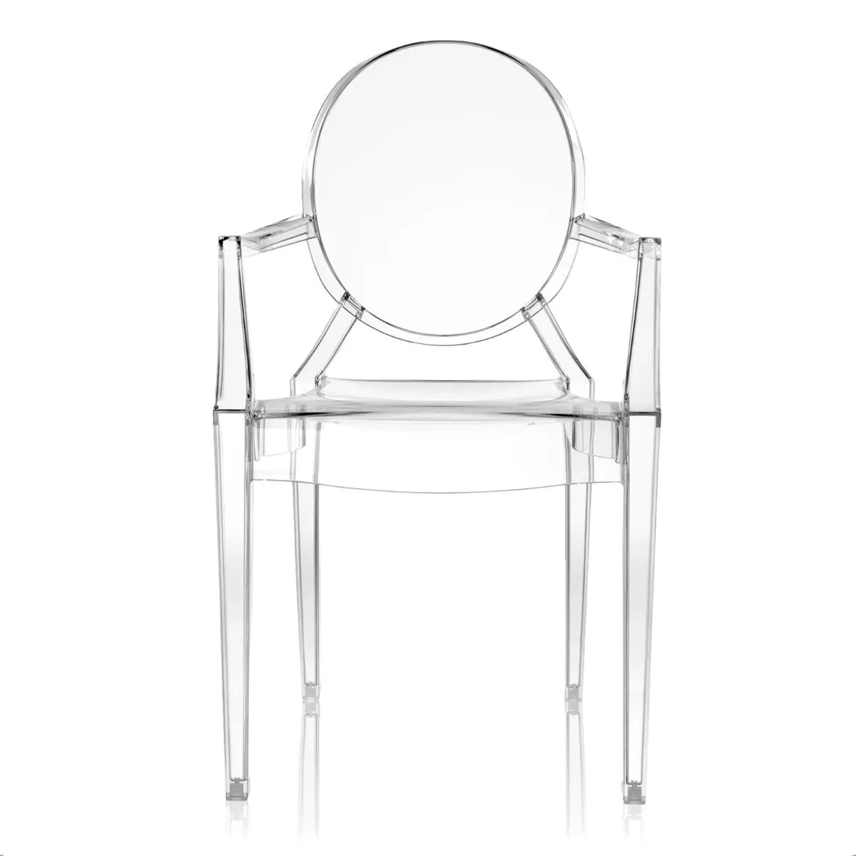 Kartell Louis Ghost Armchair - Neutral, Polycarbonate