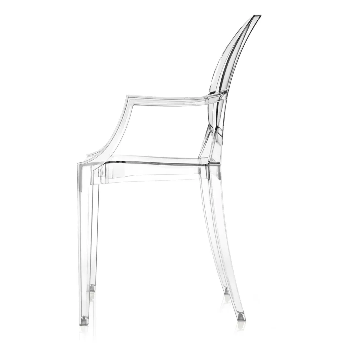 Kartell Louis Ghost Armchair - Neutral, Polycarbonate