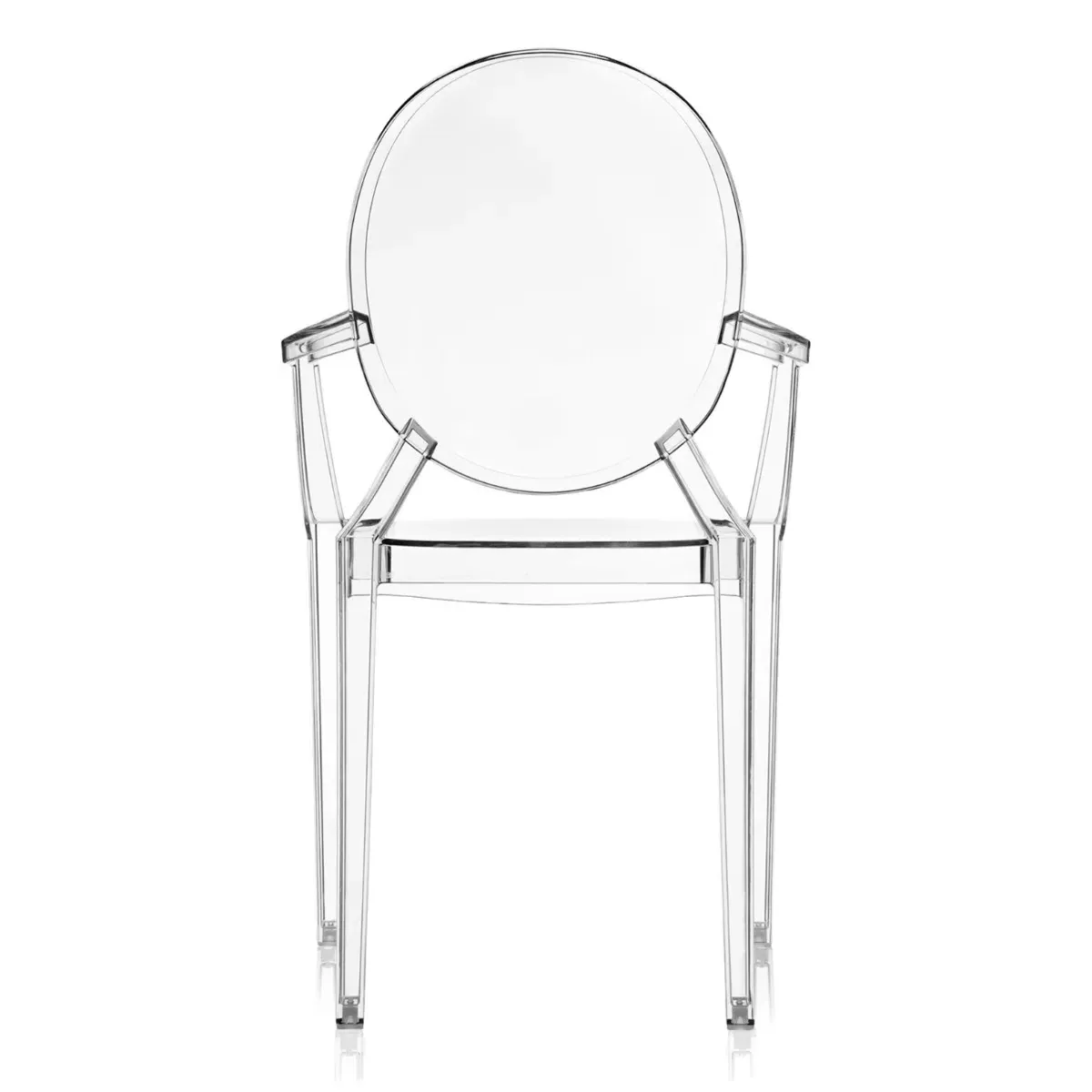 Kartell Louis Ghost Armchair - Neutral, Polycarbonate