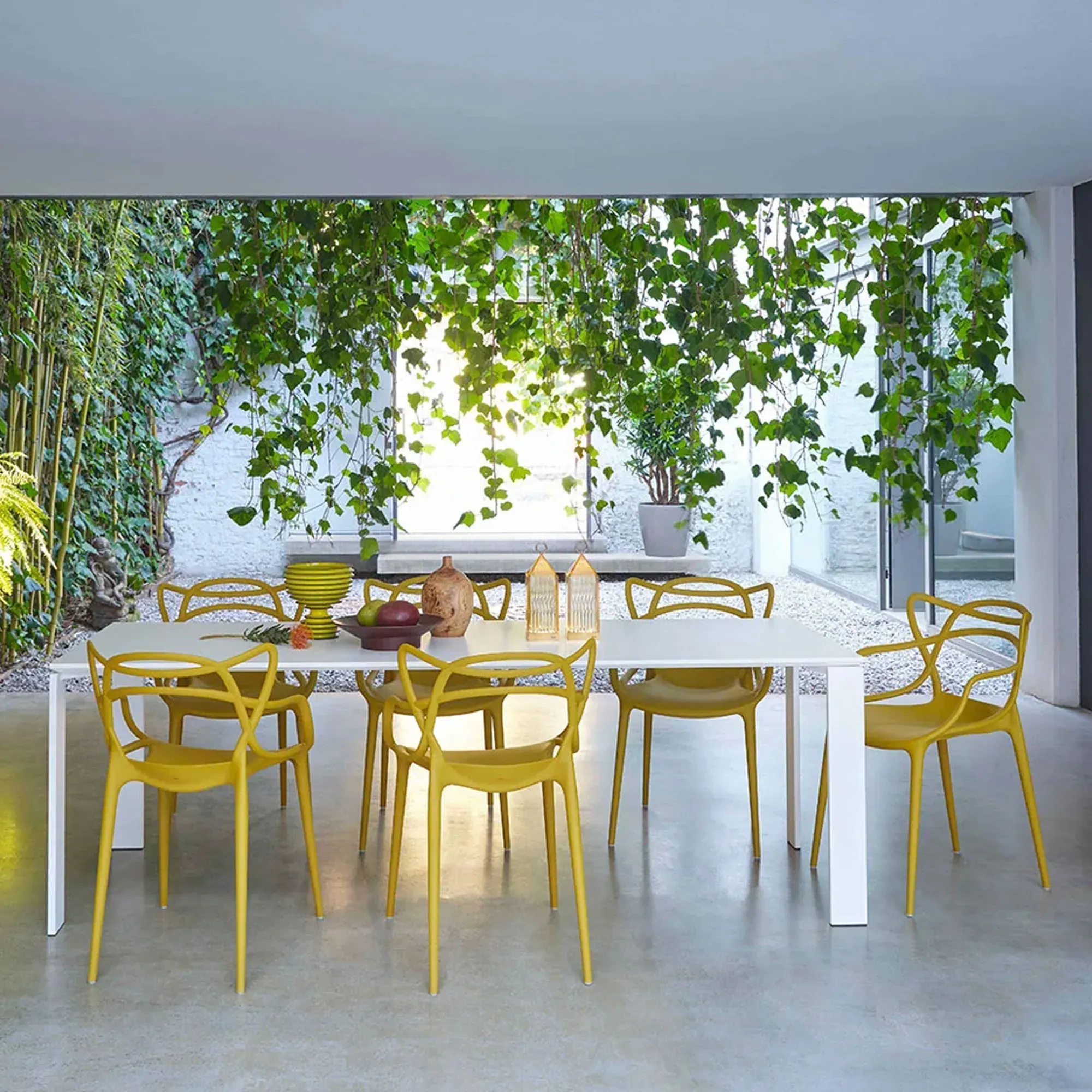 Kartell Masters Dining Chair - Yellow, Plastic