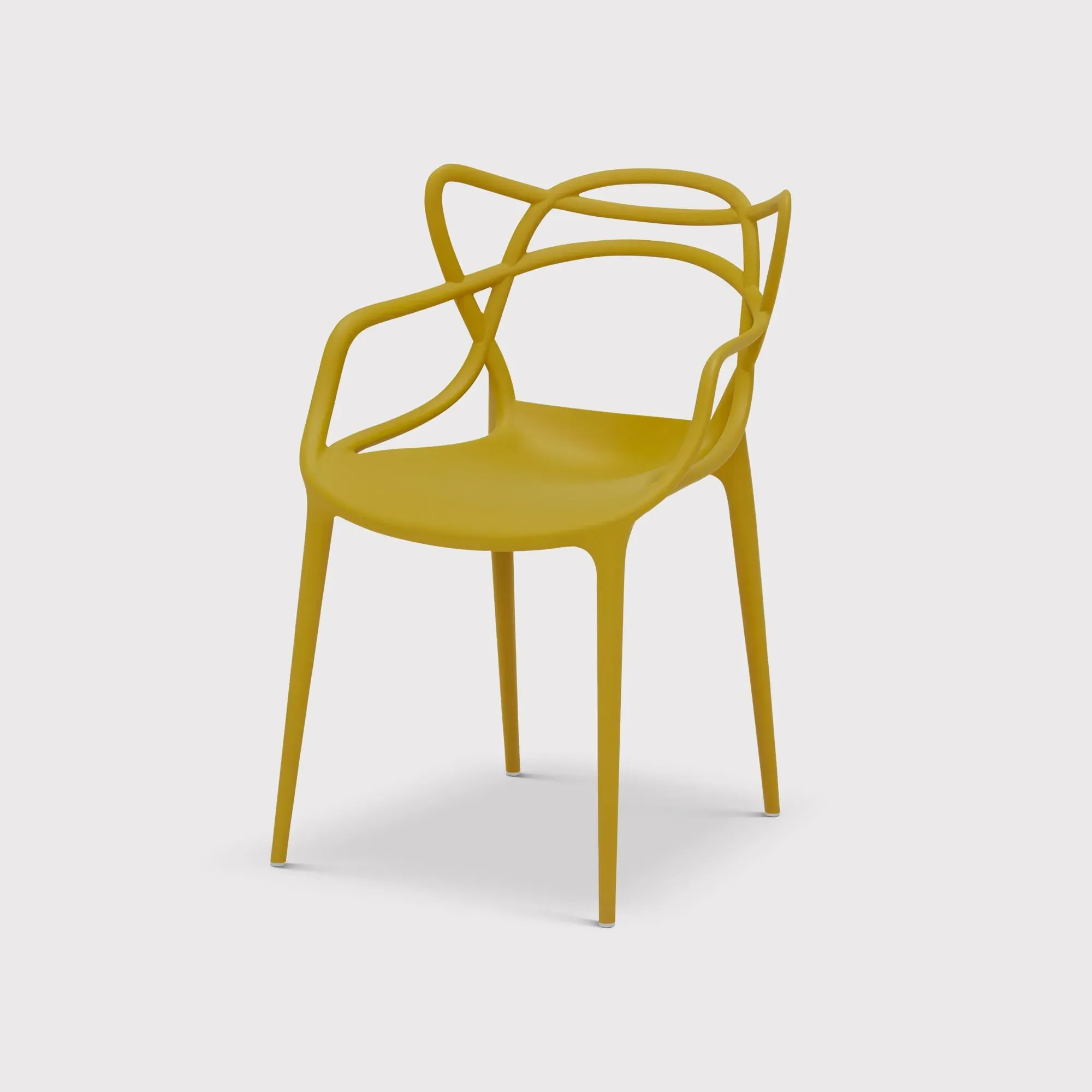 Kartell Masters Dining Chair - Yellow, Plastic image