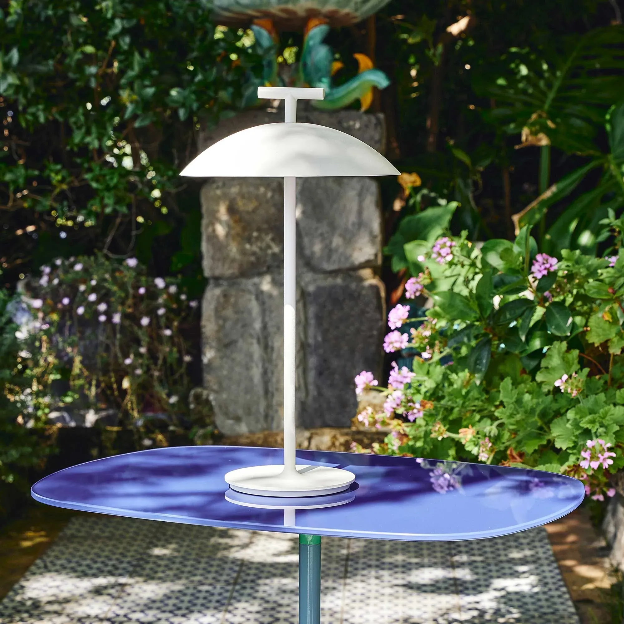 Kartell Mini Geen A Battery Table Lamp - White, Steel