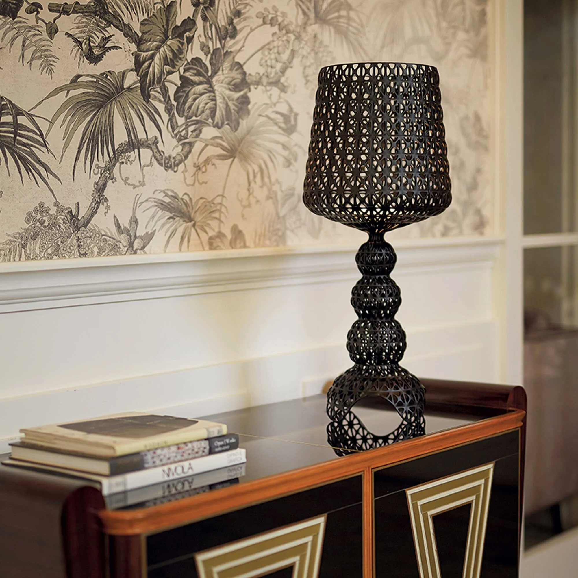 Kartell Mini Kabuki Table Lamp - Black, Polycarbonate