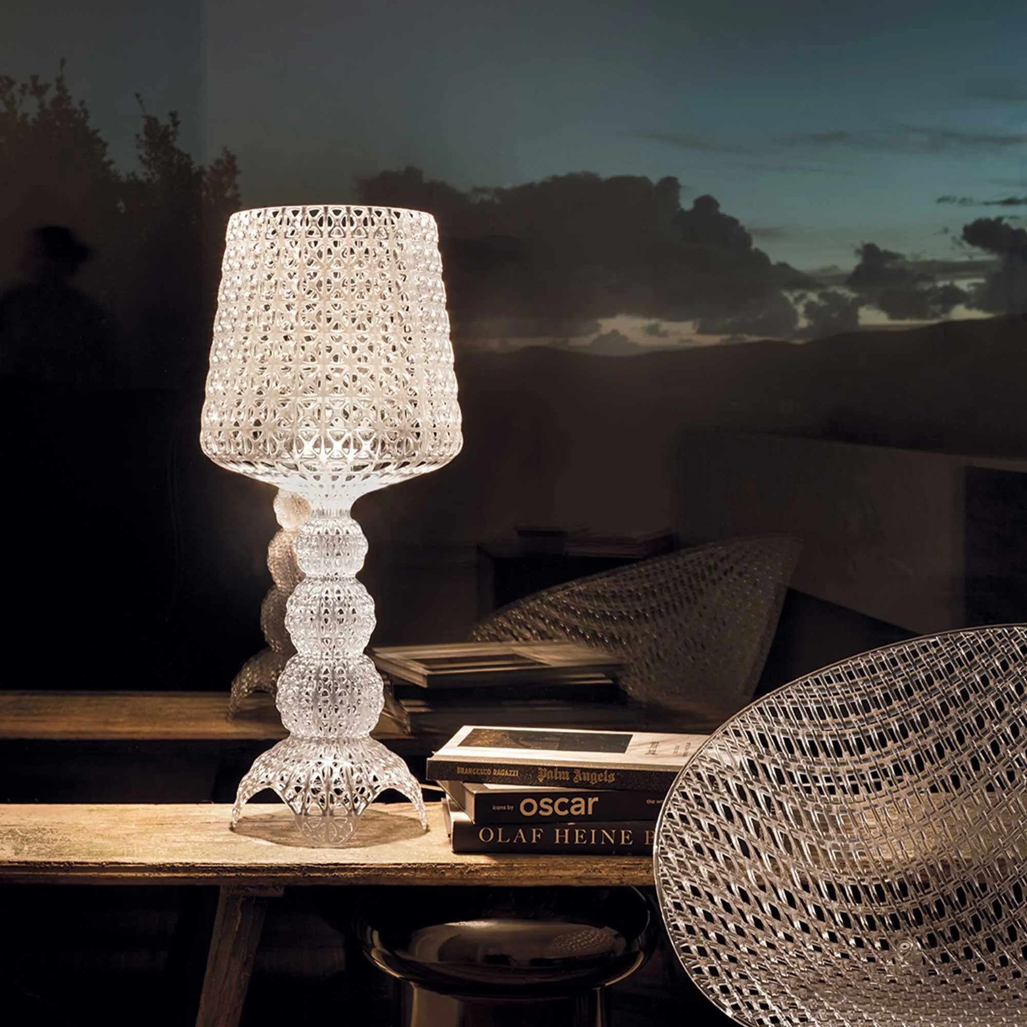 Kartell Mini Kabuki Table Lamp - Crystal, Polycarbonate