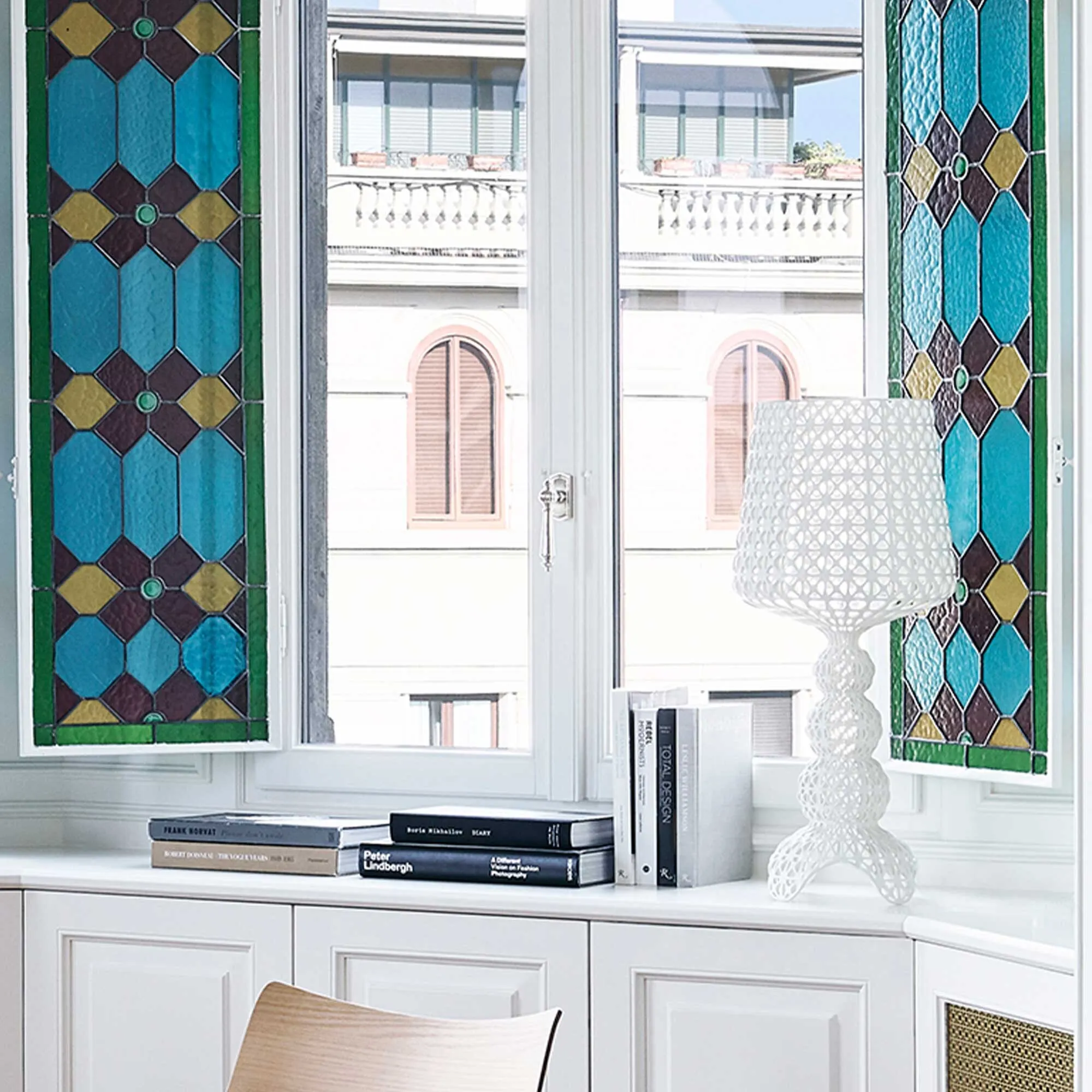 Kartell Mini Kabuki Table Lamp - White, Polycarbonate