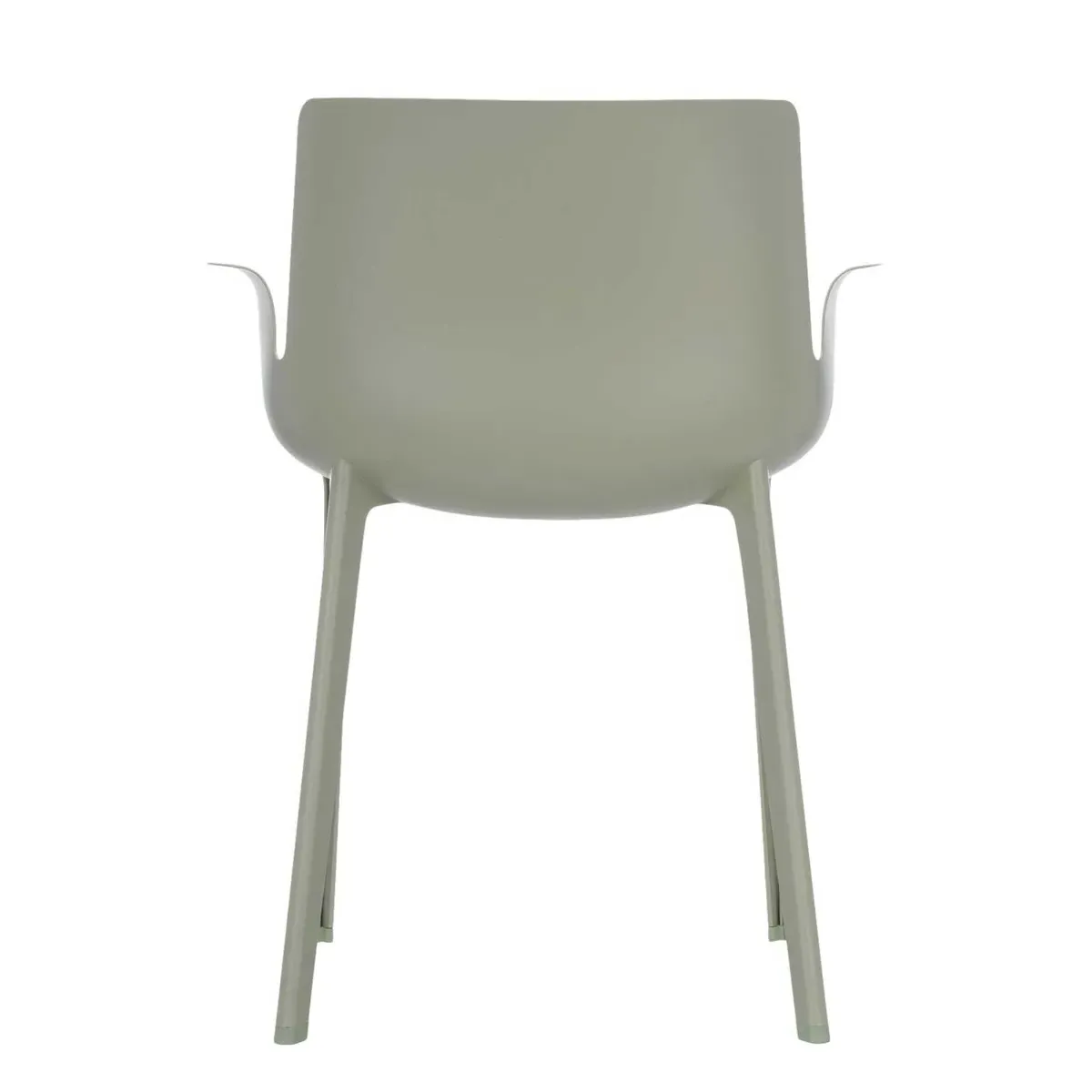 Kartell Piuma Dining Chair with Arms - Green
