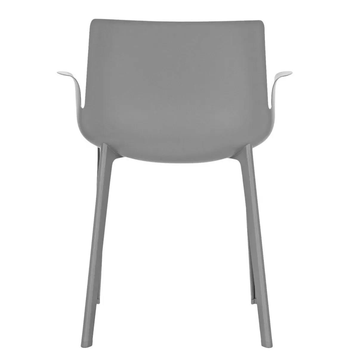Kartell Piuma Dining Chair with Arms - Grey