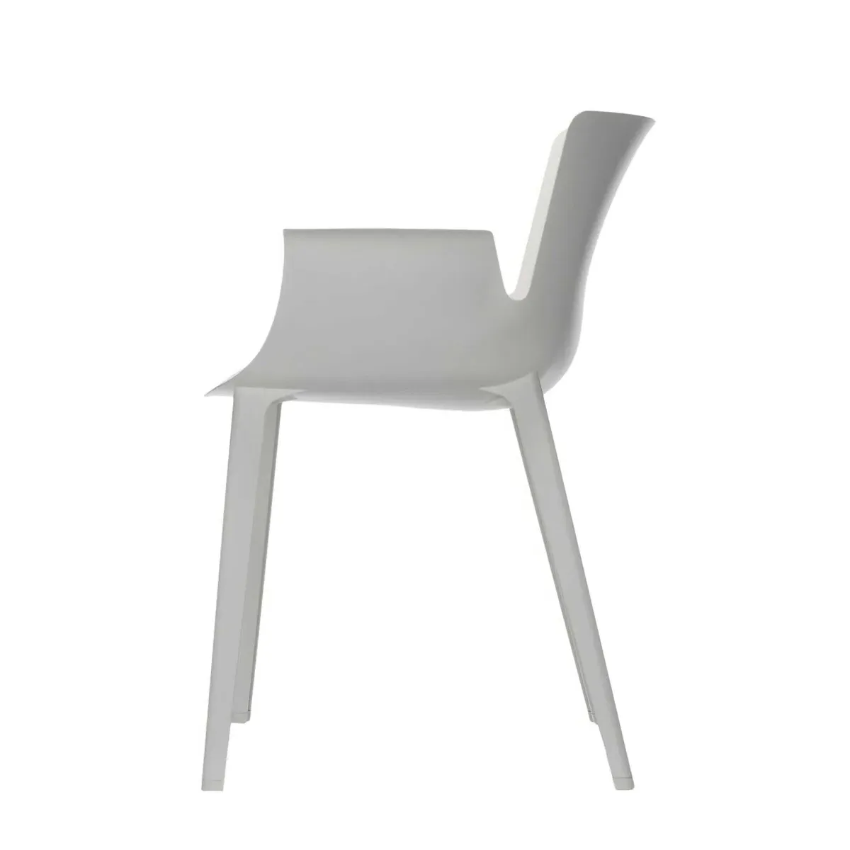Kartell Piuma Dining Chair with Arms - White