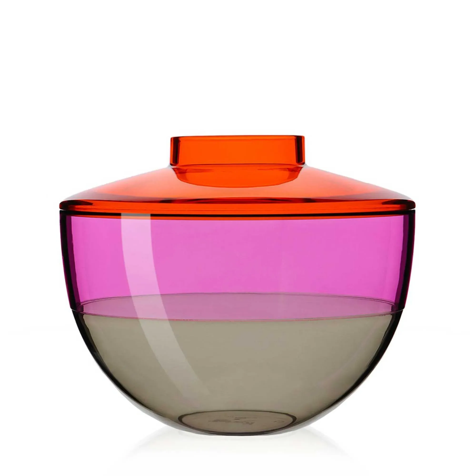 Kartell Shibuya Side Table - Orange/Violet/Smoke, PMMA Plastic product