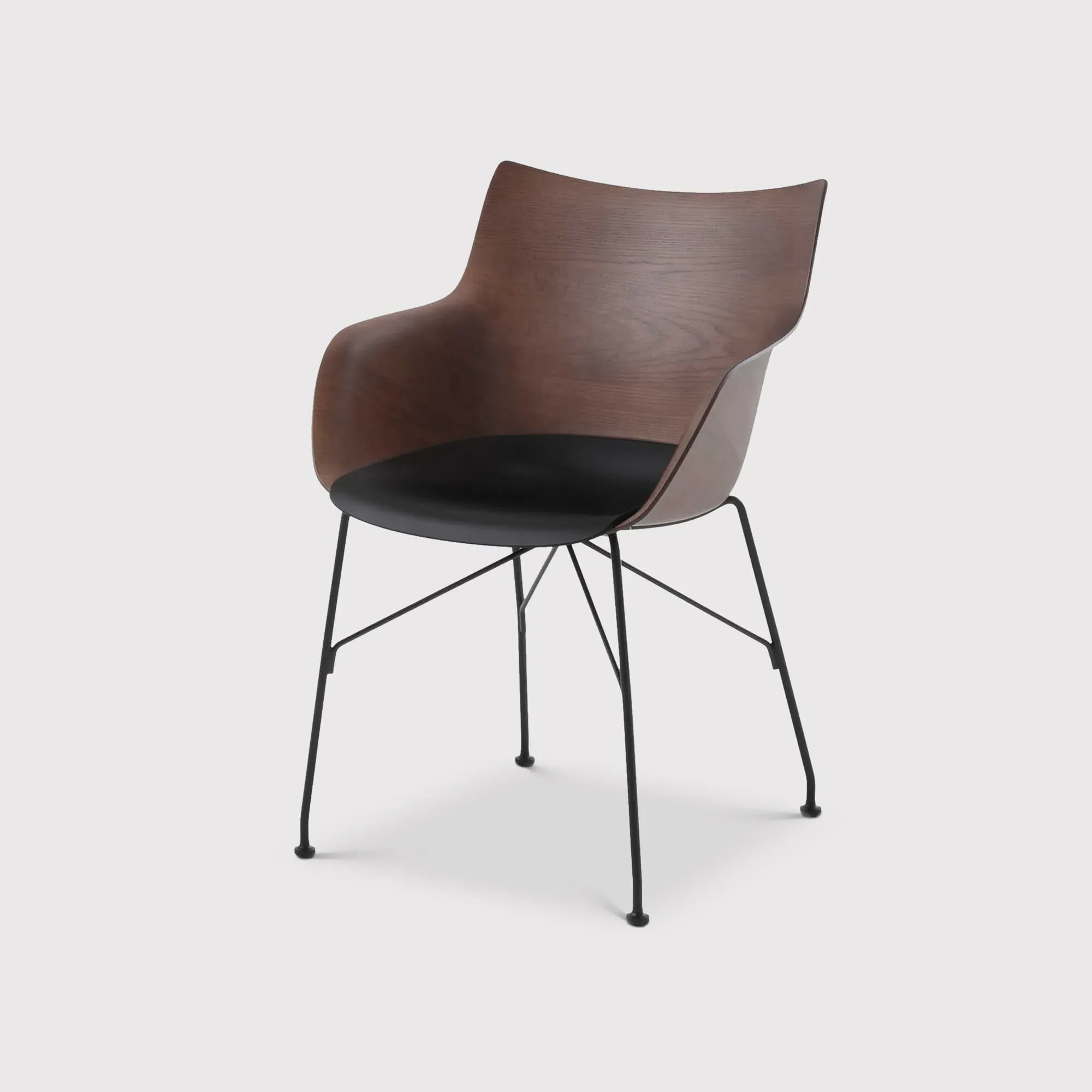 Kartell Smartwood Armchair - Brown, Wood