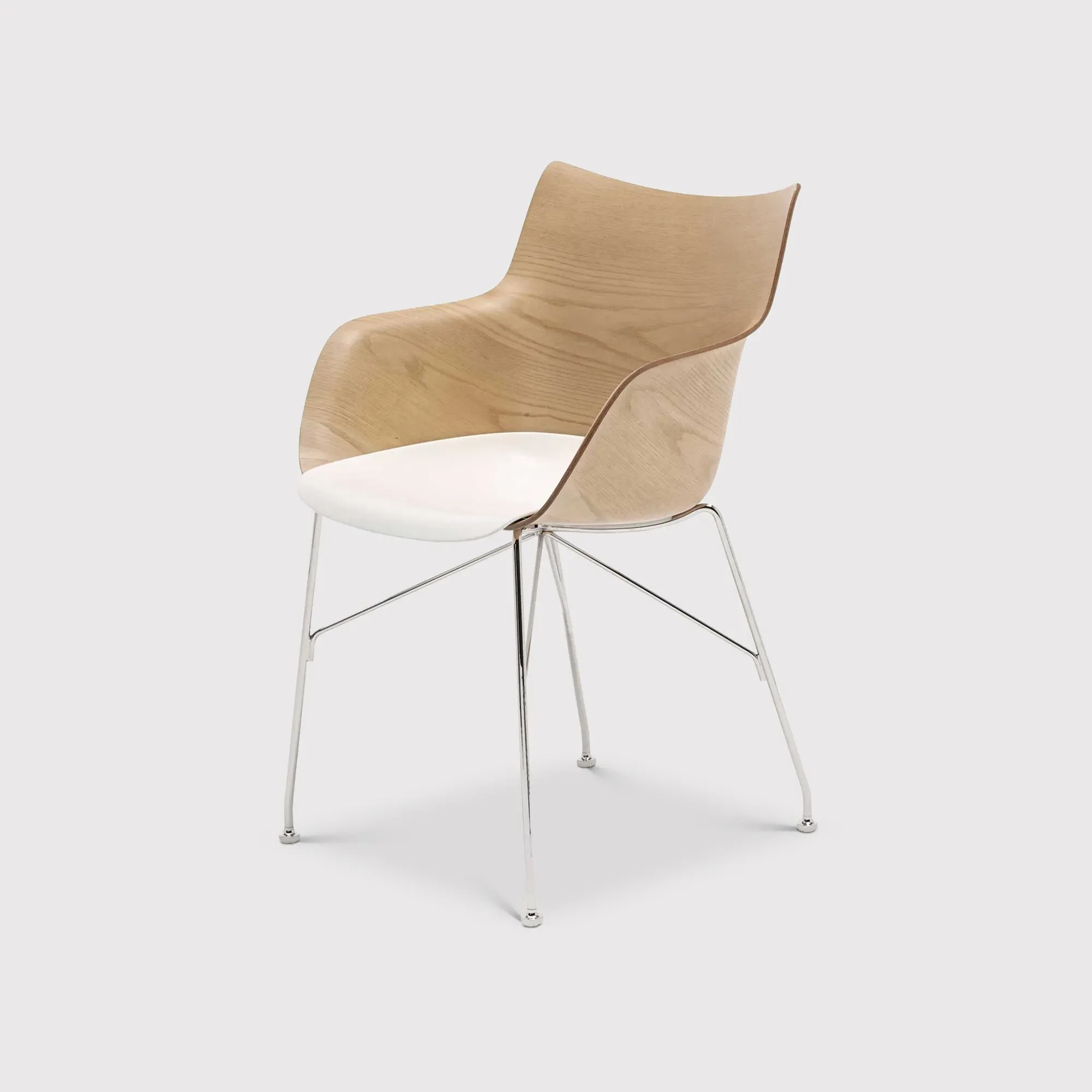 Kartell Smartwood Armchair - Neutral, Wood