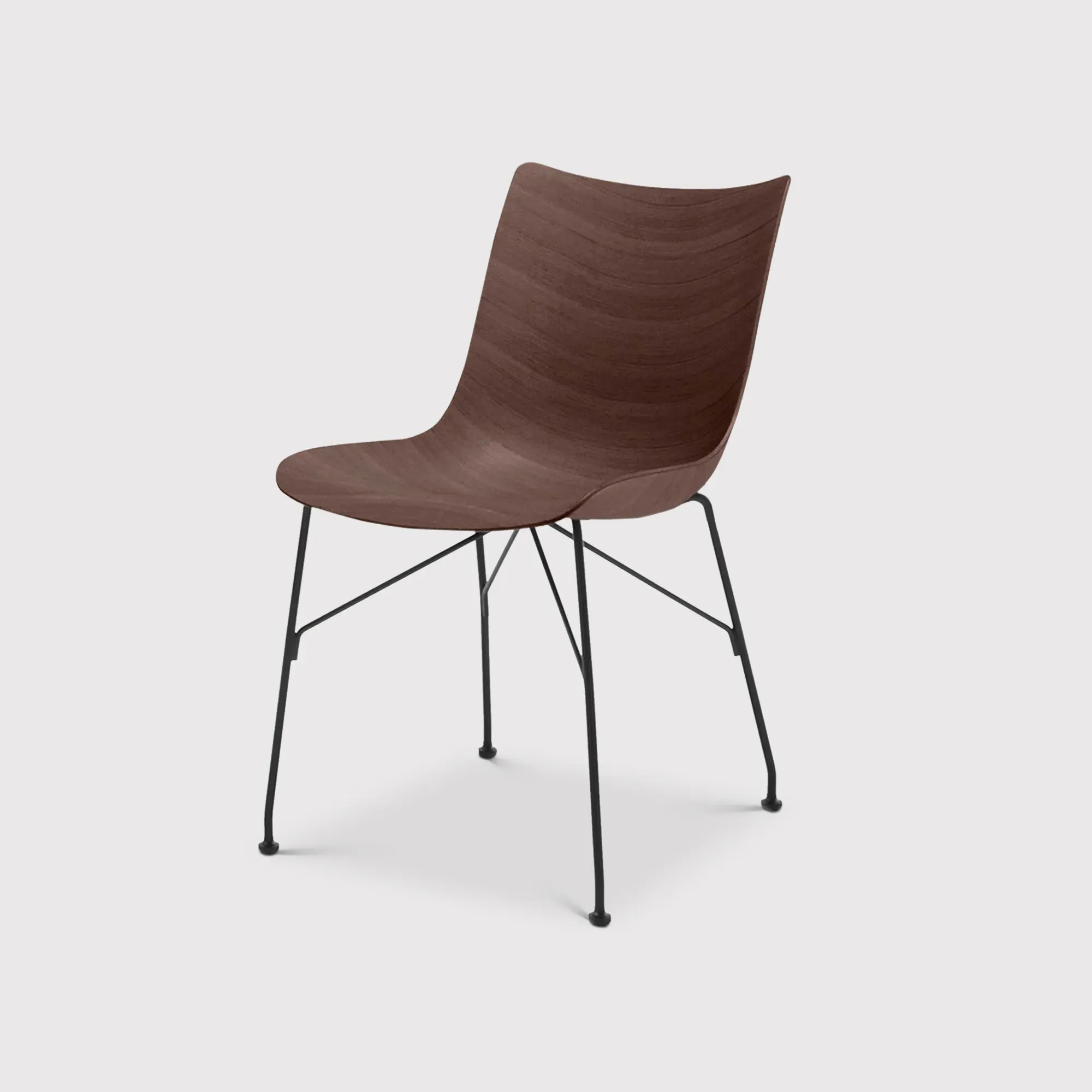 Kartell Smartwood Dining Chair - Brown, Wood