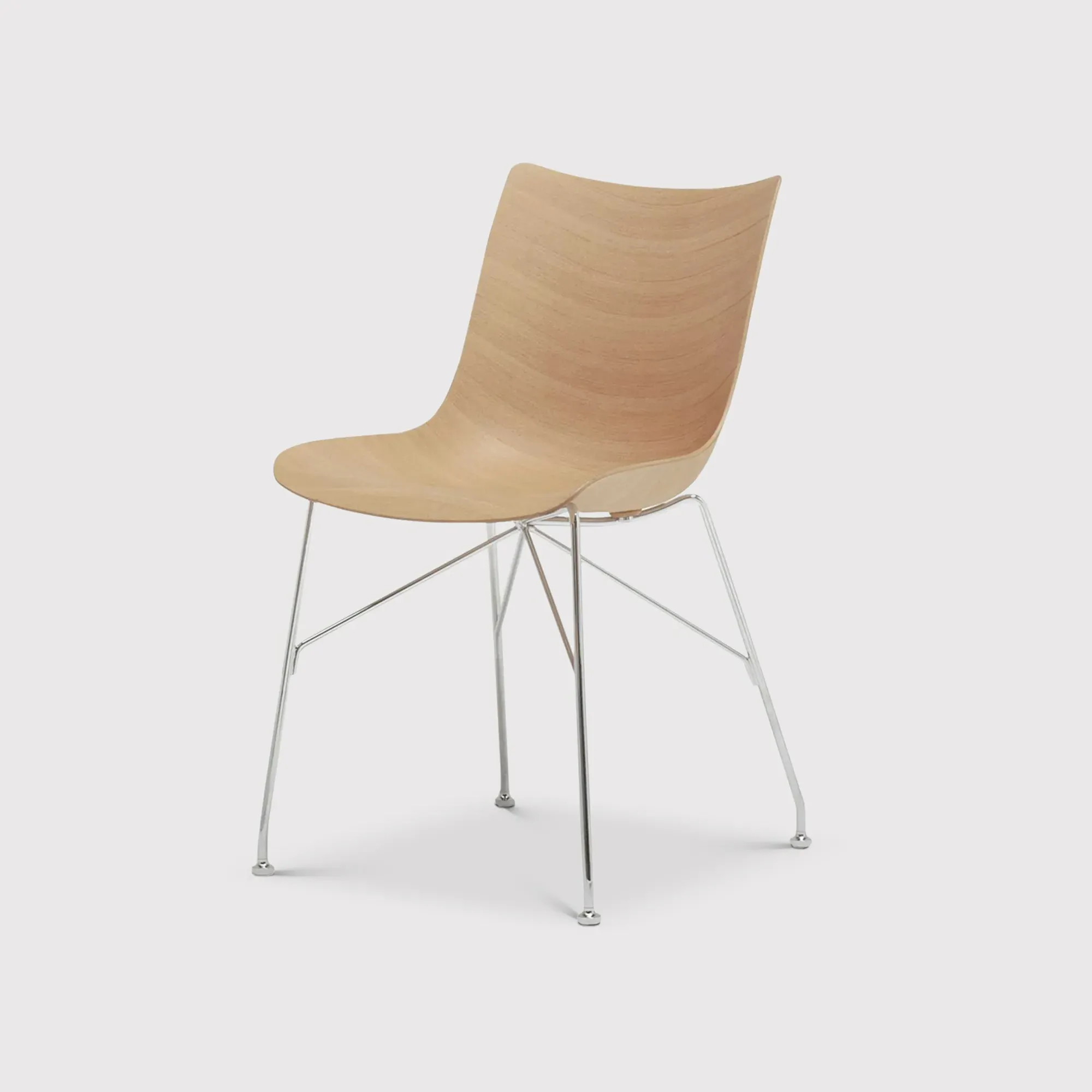Kartell Smartwood Dining Chair - Neutral, Wood