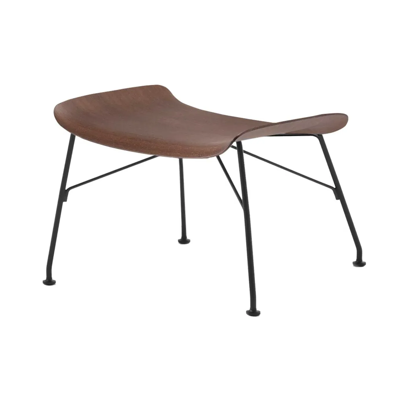 Kartell Smartwood Footstool - Brown, Wood