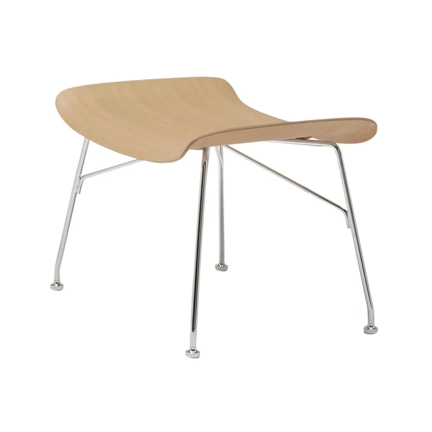 Kartell Smartwood Footstool - Neutral, Wood