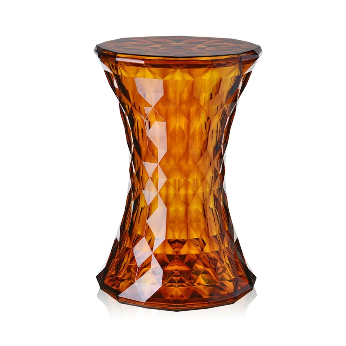 Kartell Stone Stool - Orange, Plastic