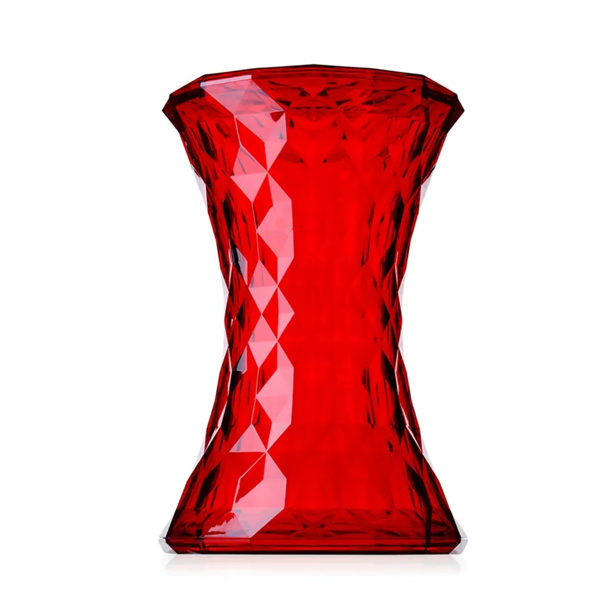 Kartell Stone Stool - Red, Plastic