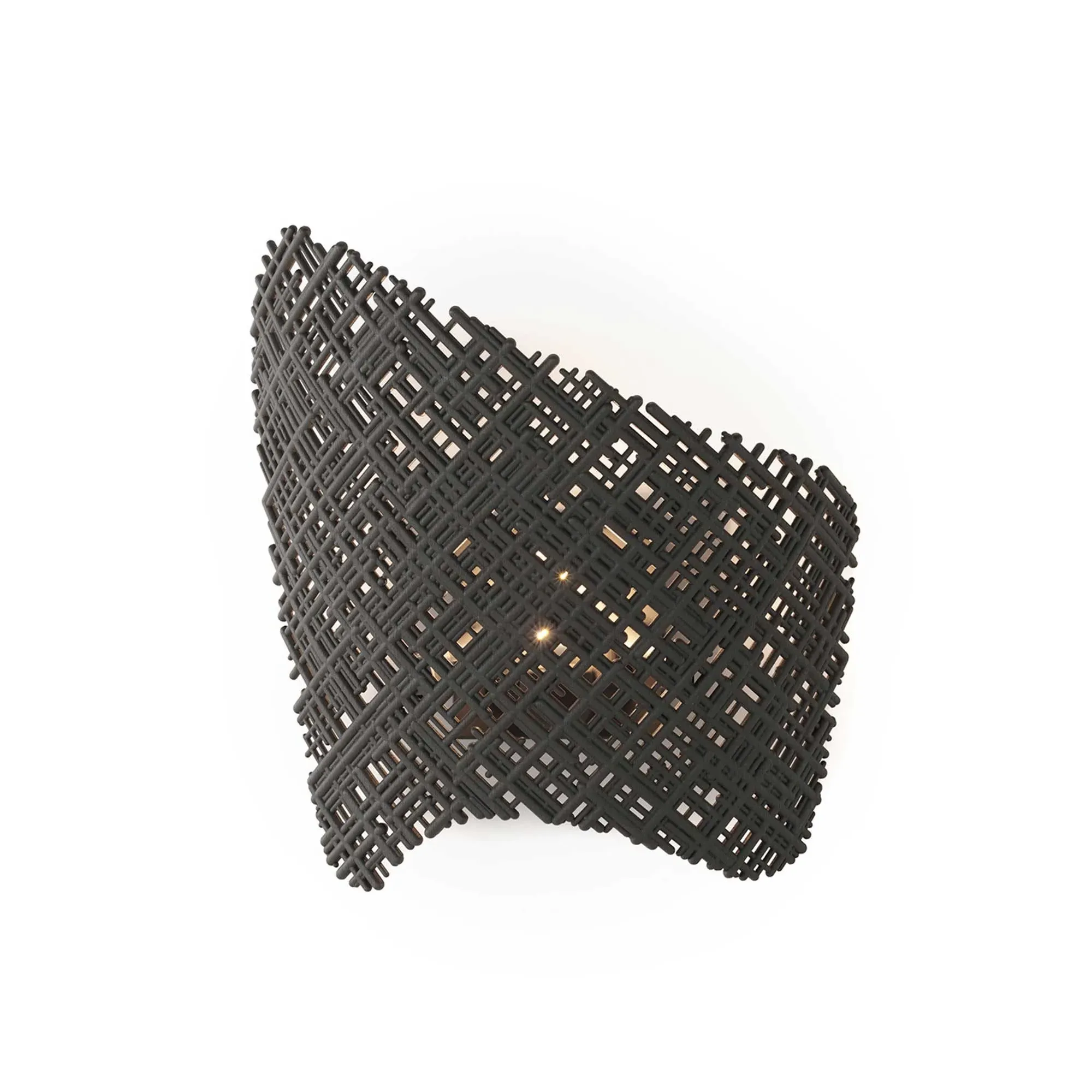 Kartell Tea Applique Wall Lamp - Black, Recycled ABS product