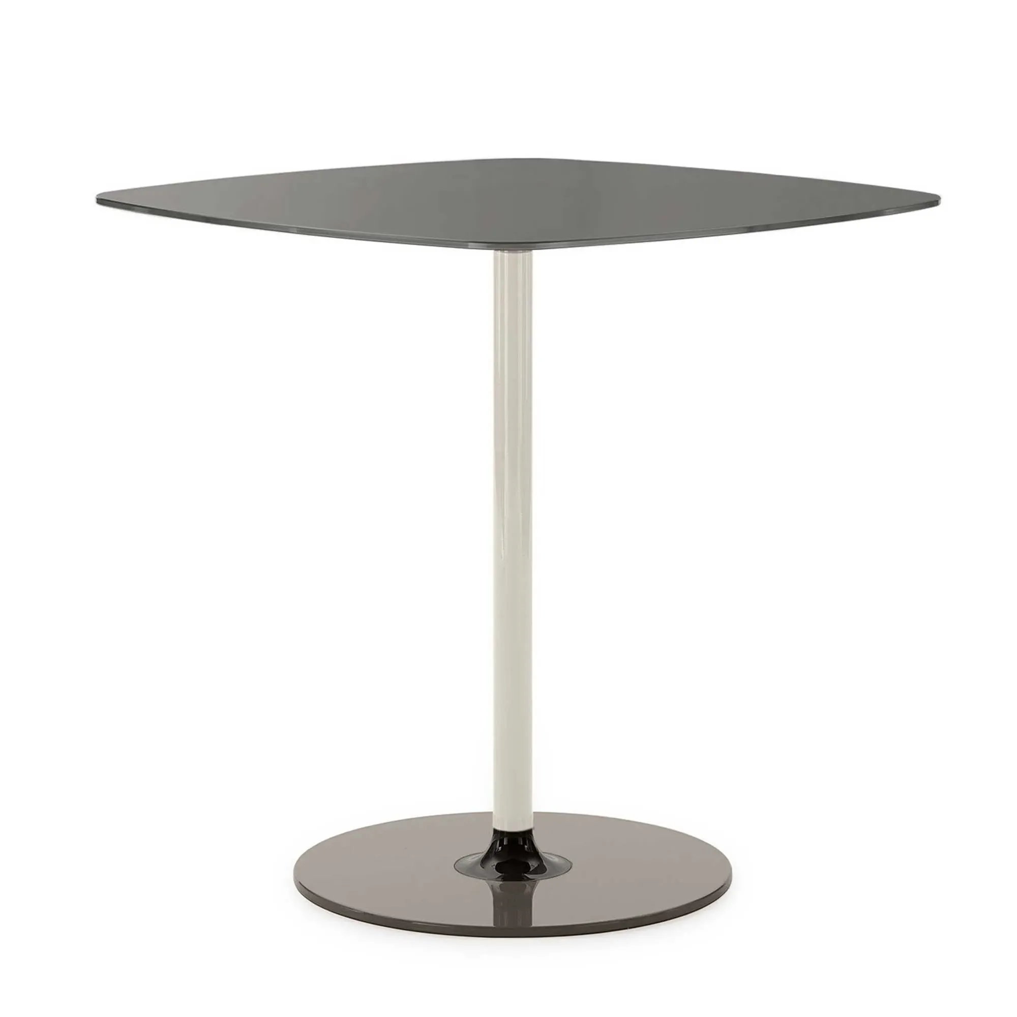 Kartell Thierry Bistrot Table - Grey, Glass