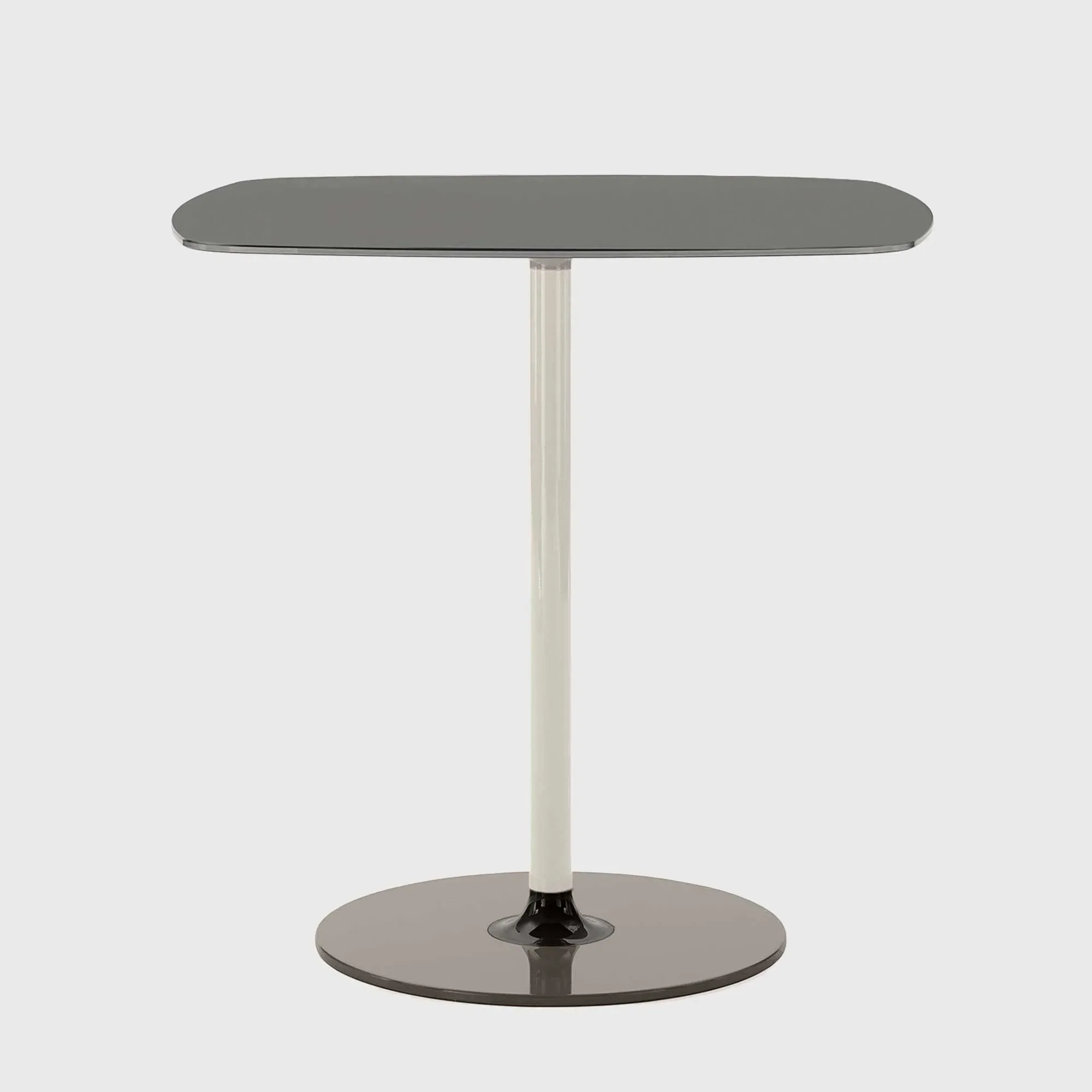 Kartell Thierry Bistrot Table - Grey, Glass