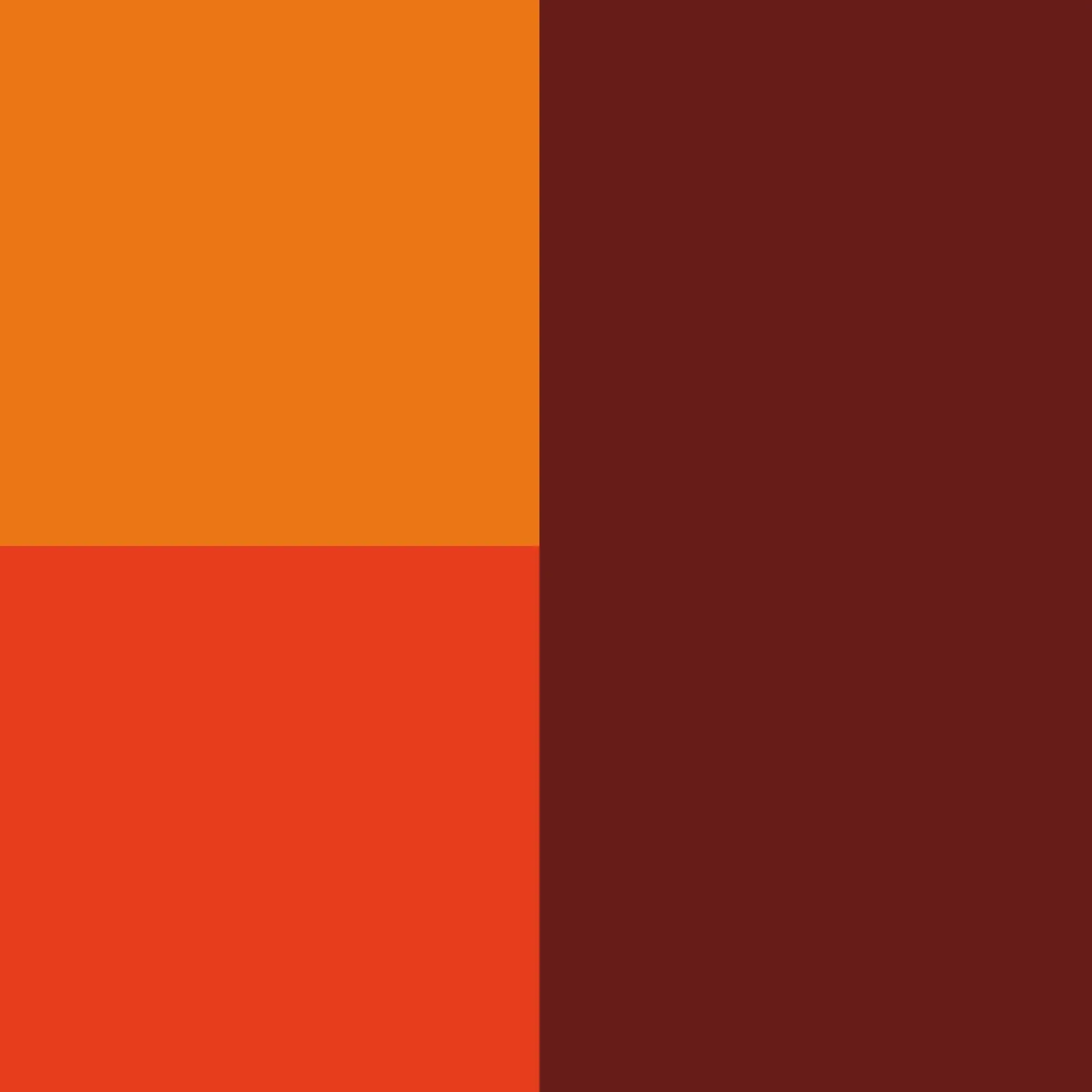 Kartell Thierry Bistrot Table - Red, Glass