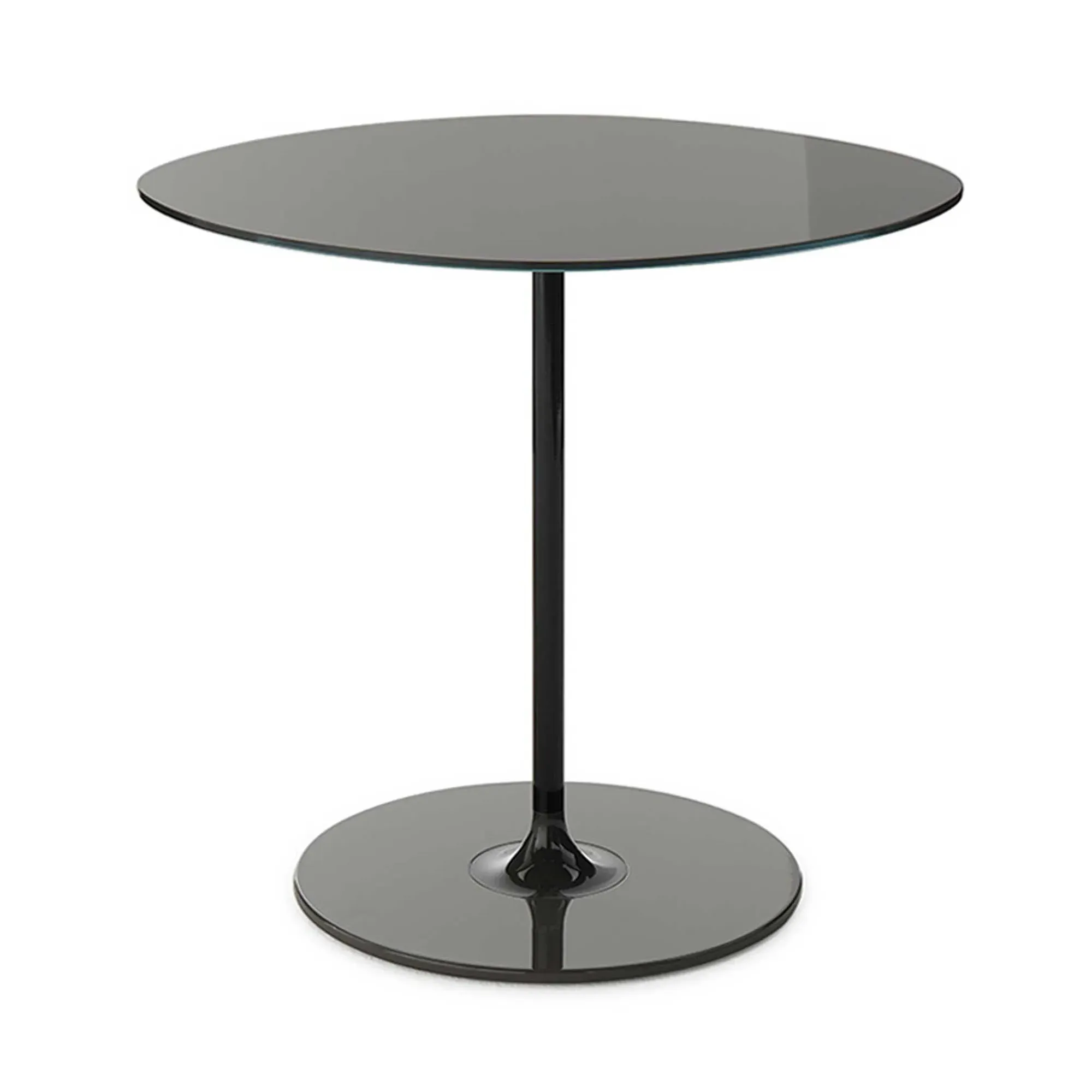 Kartell Thierry Round Side Table - Black, Glass