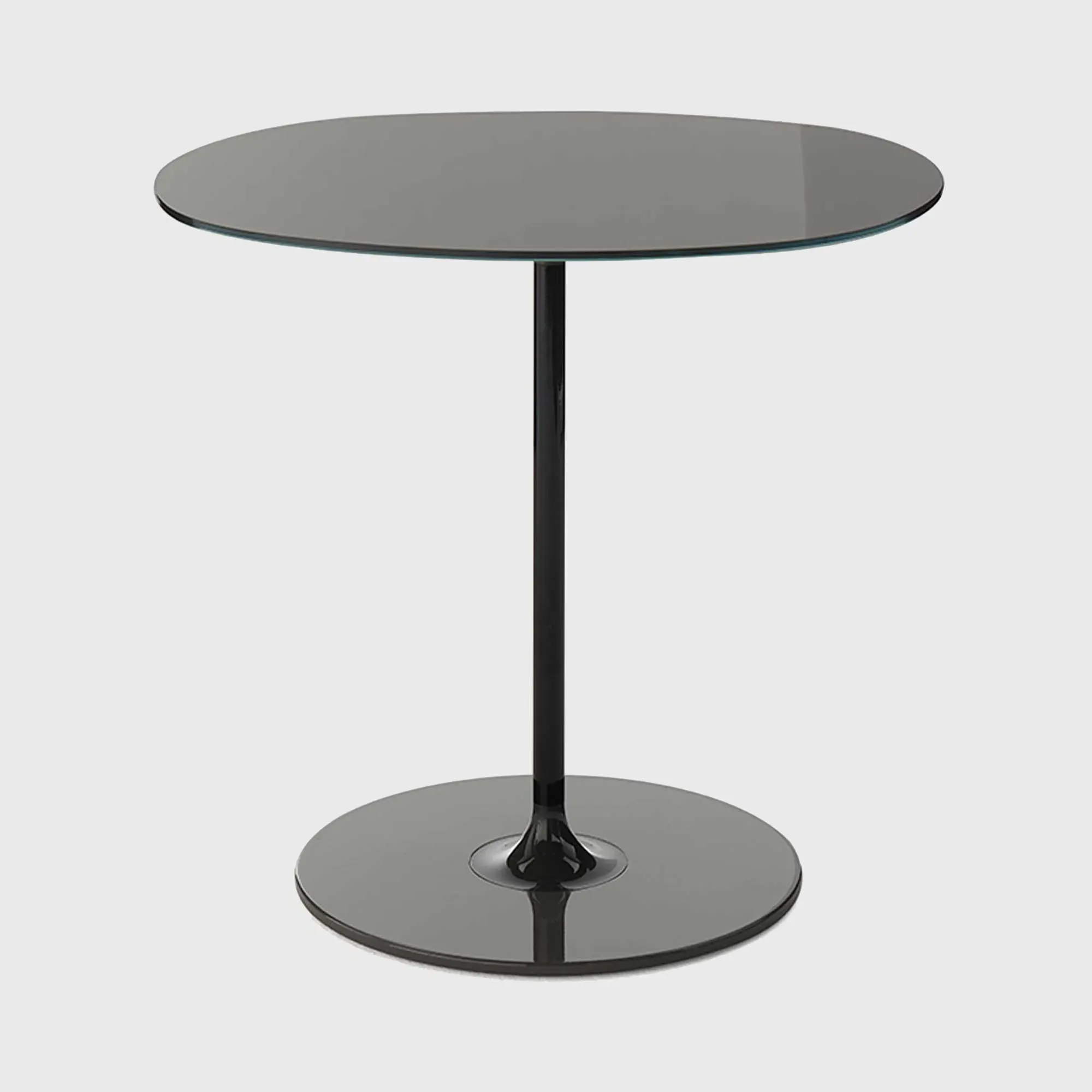 Kartell Thierry Round Side Table - Black, Glass image