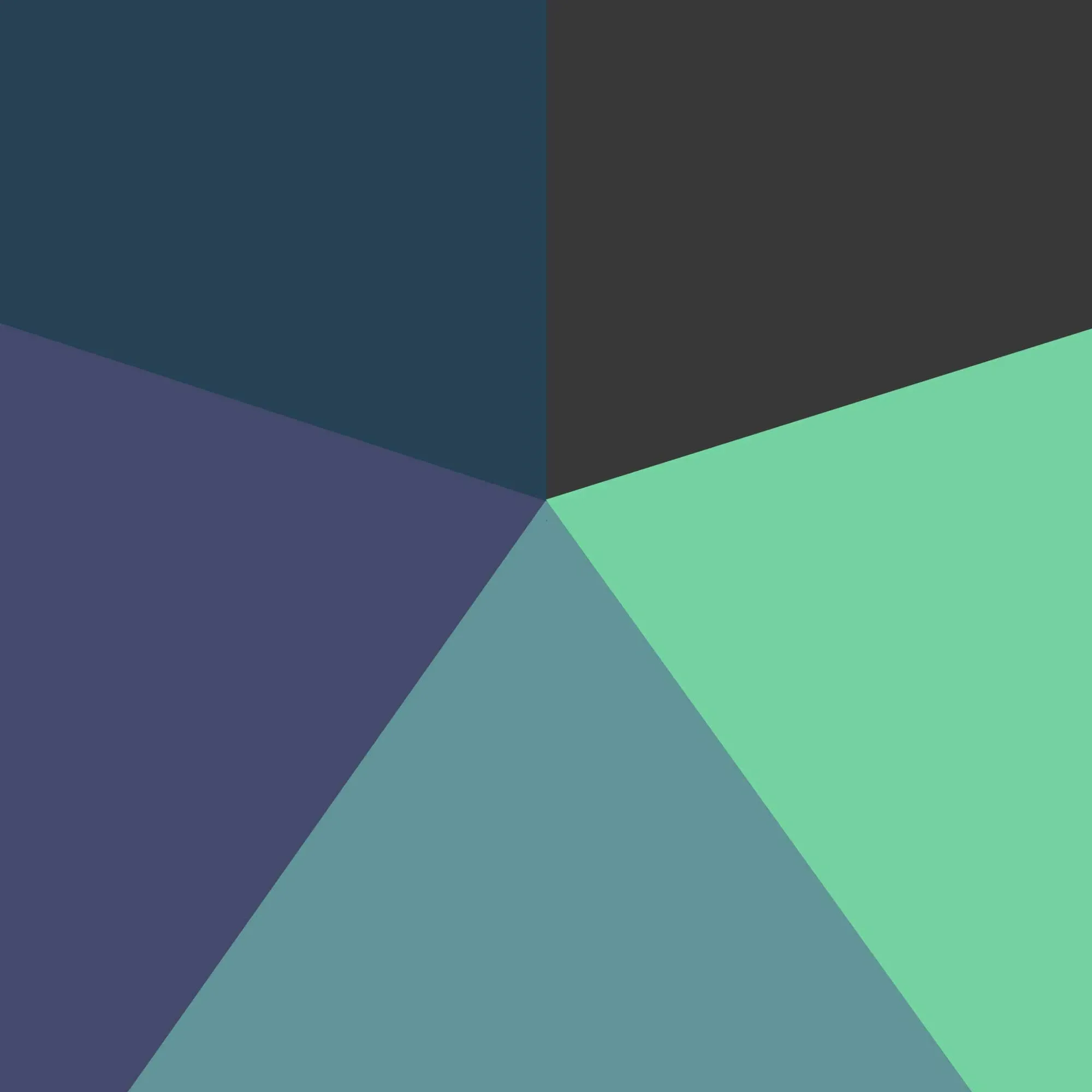 Kartell Thierry Set of 3 Side Tables - Blue, Glass