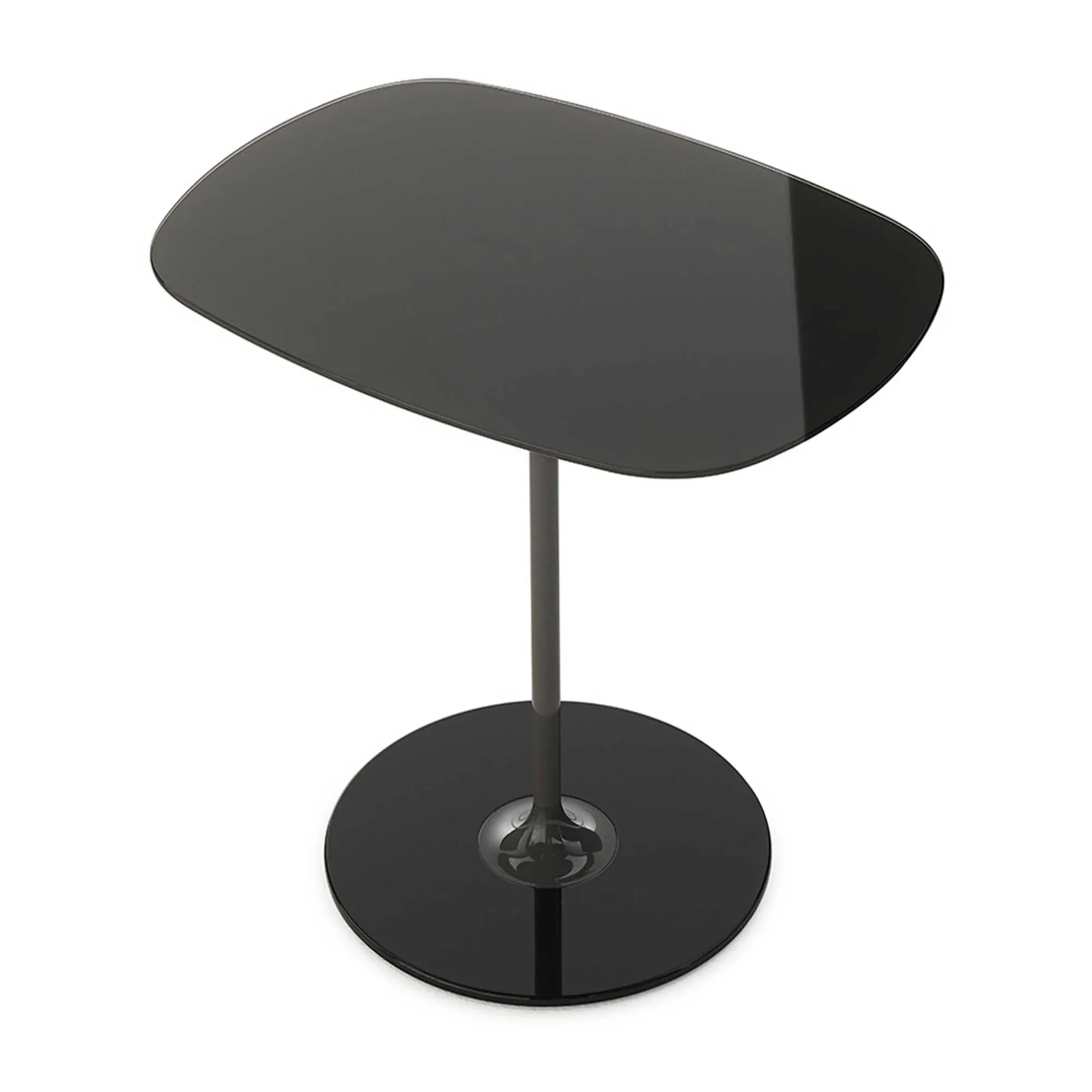 Kartell Thierry Side Table - Black, Glass