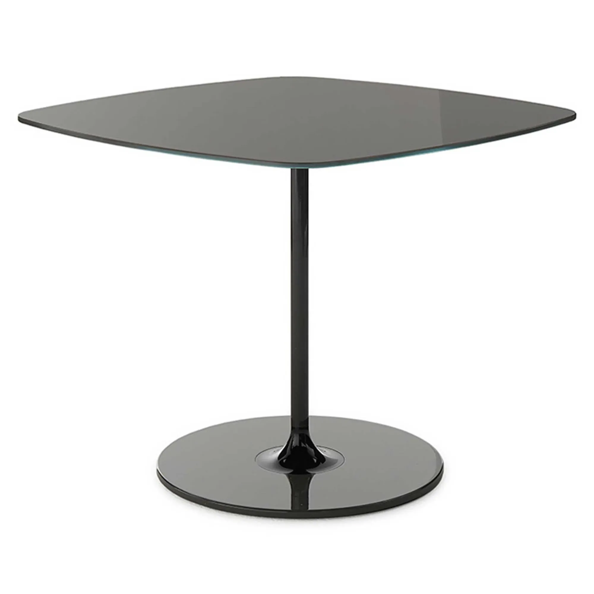Kartell Thierry Side Table - Black, Glass