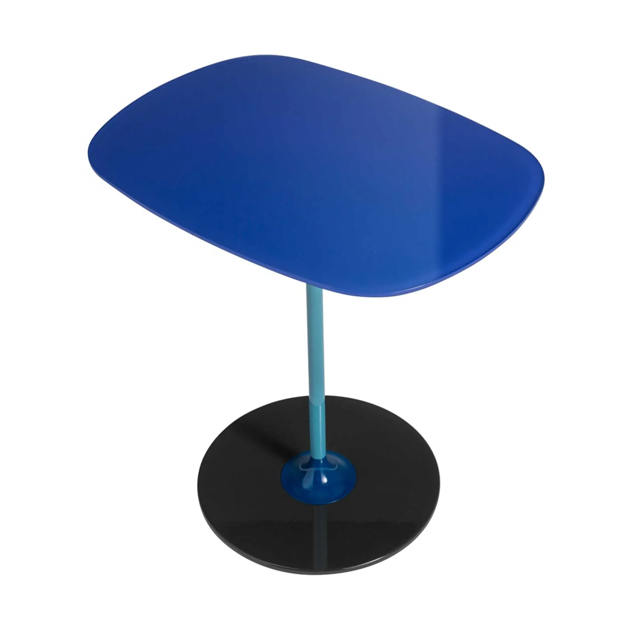 Kartell Thierry Side Table - Blue, Glass
