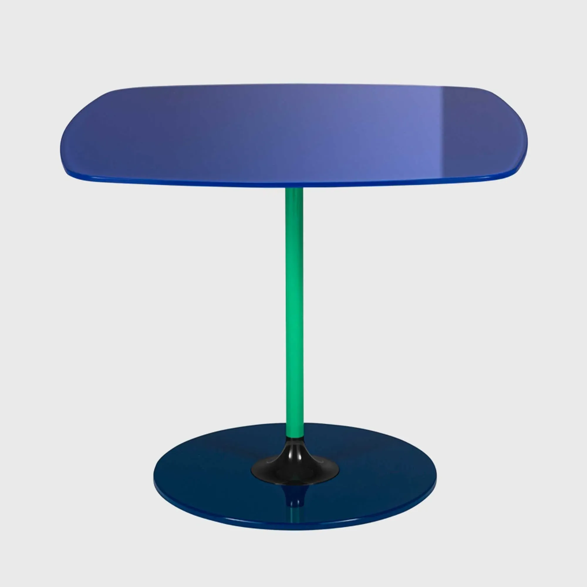 Kartell Thierry Side Table - Blue, Glass