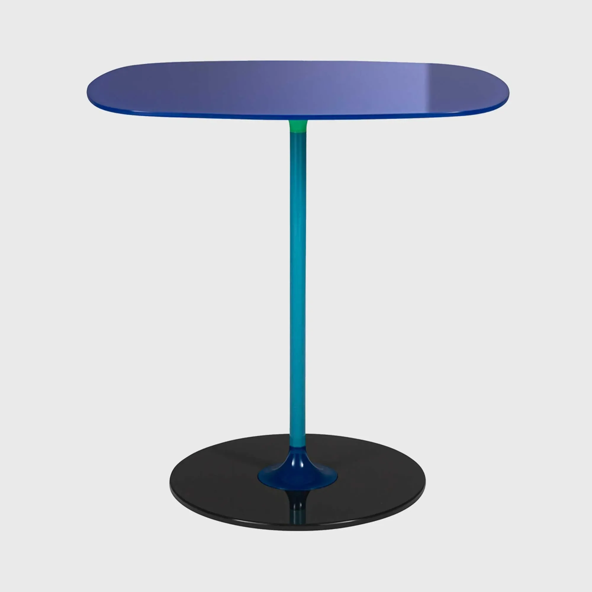 Kartell Thierry Side Table - Blue, Glass