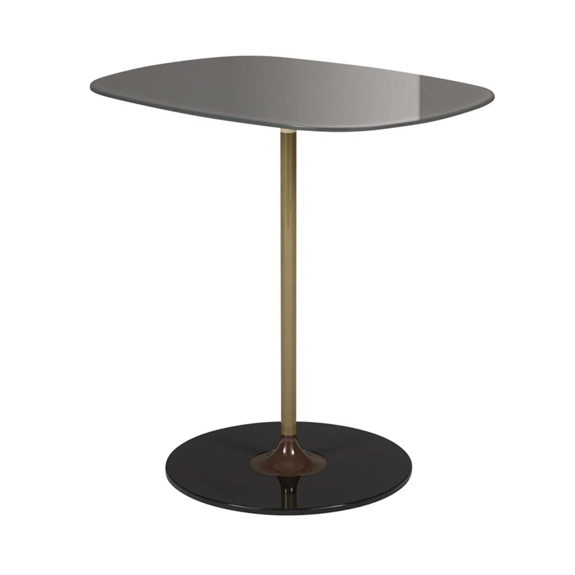 Kartell Thierry Side Table - Grey, Glass