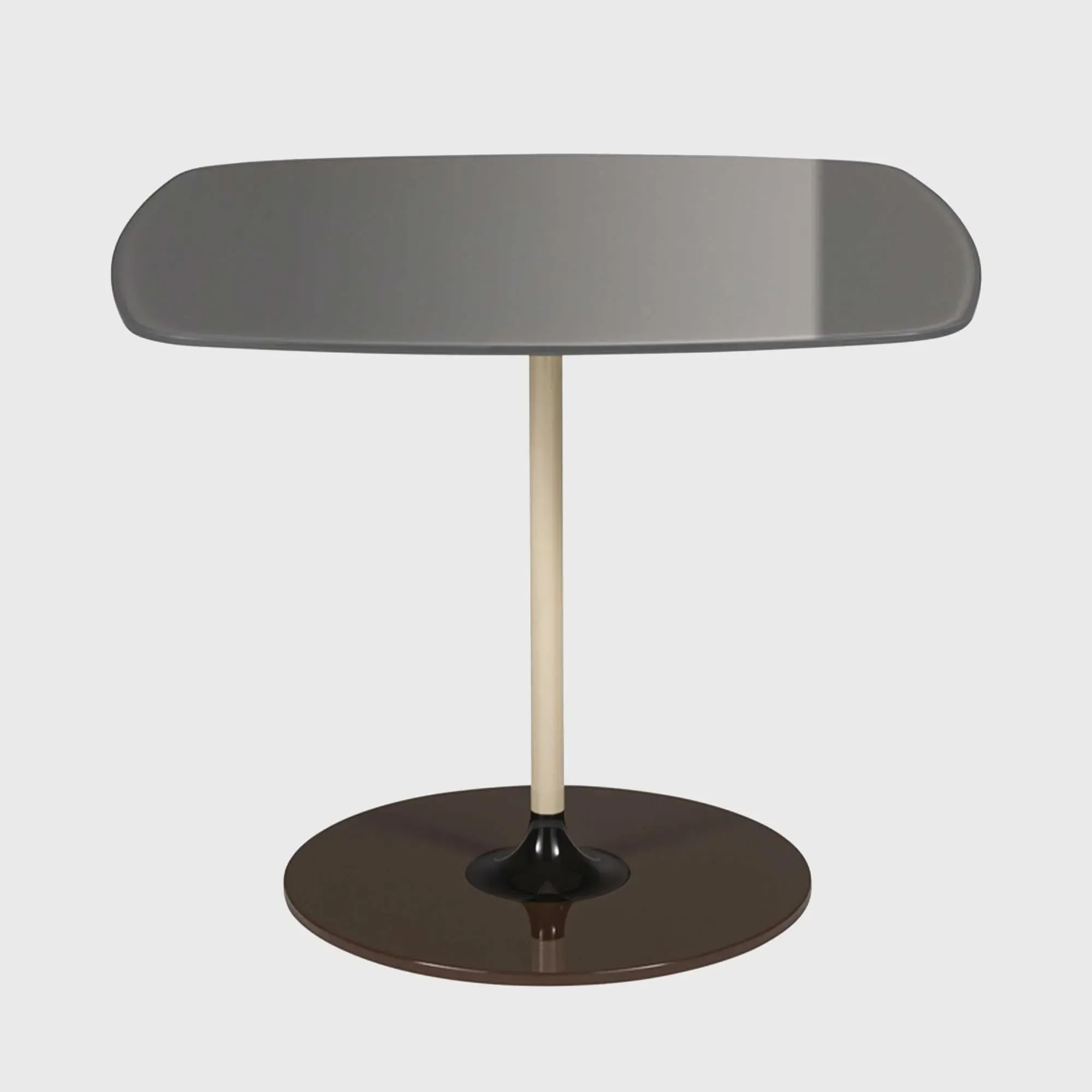 Kartell Thierry Side Table - Grey, Glass
