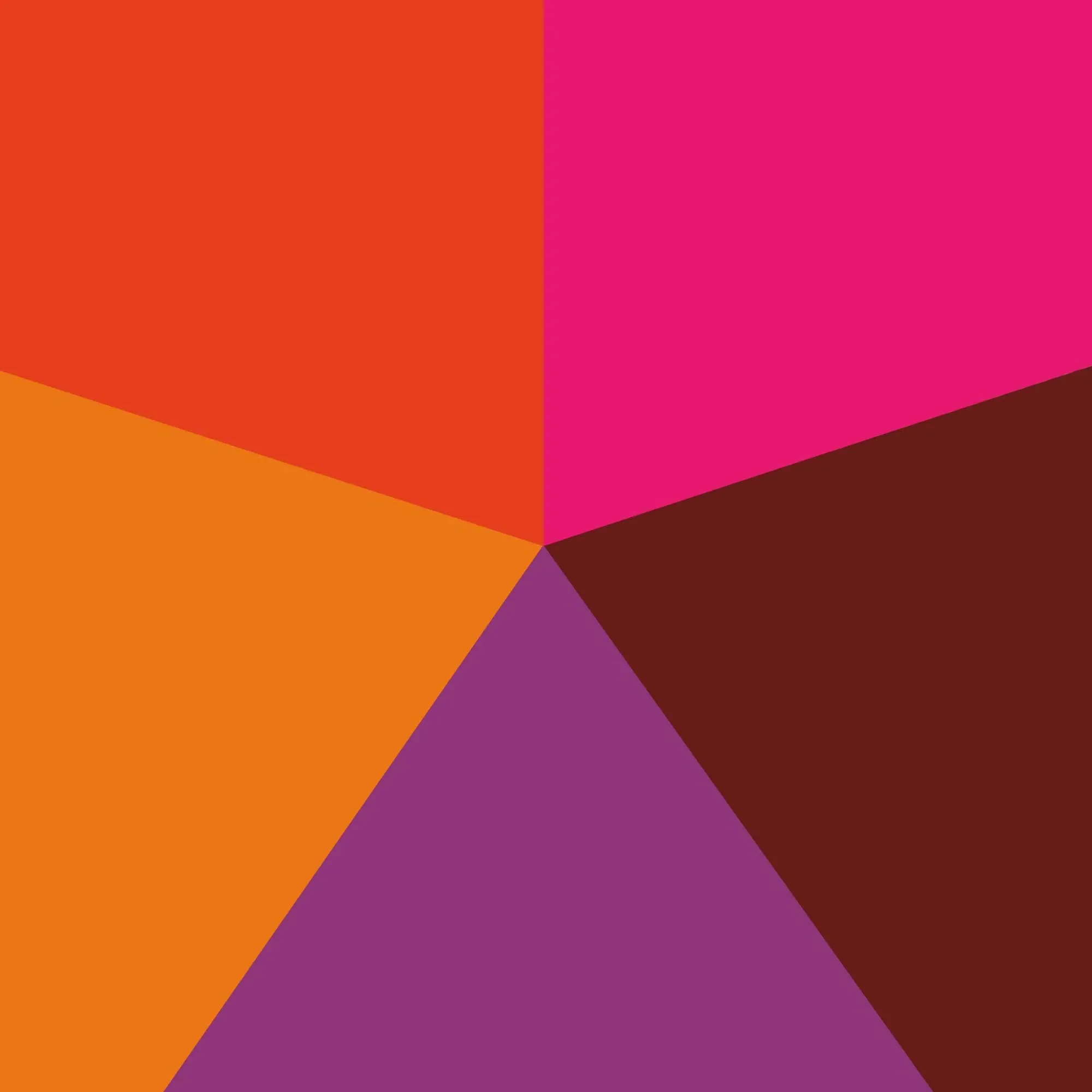 Kartell Thierry Side Table - Red, Glass