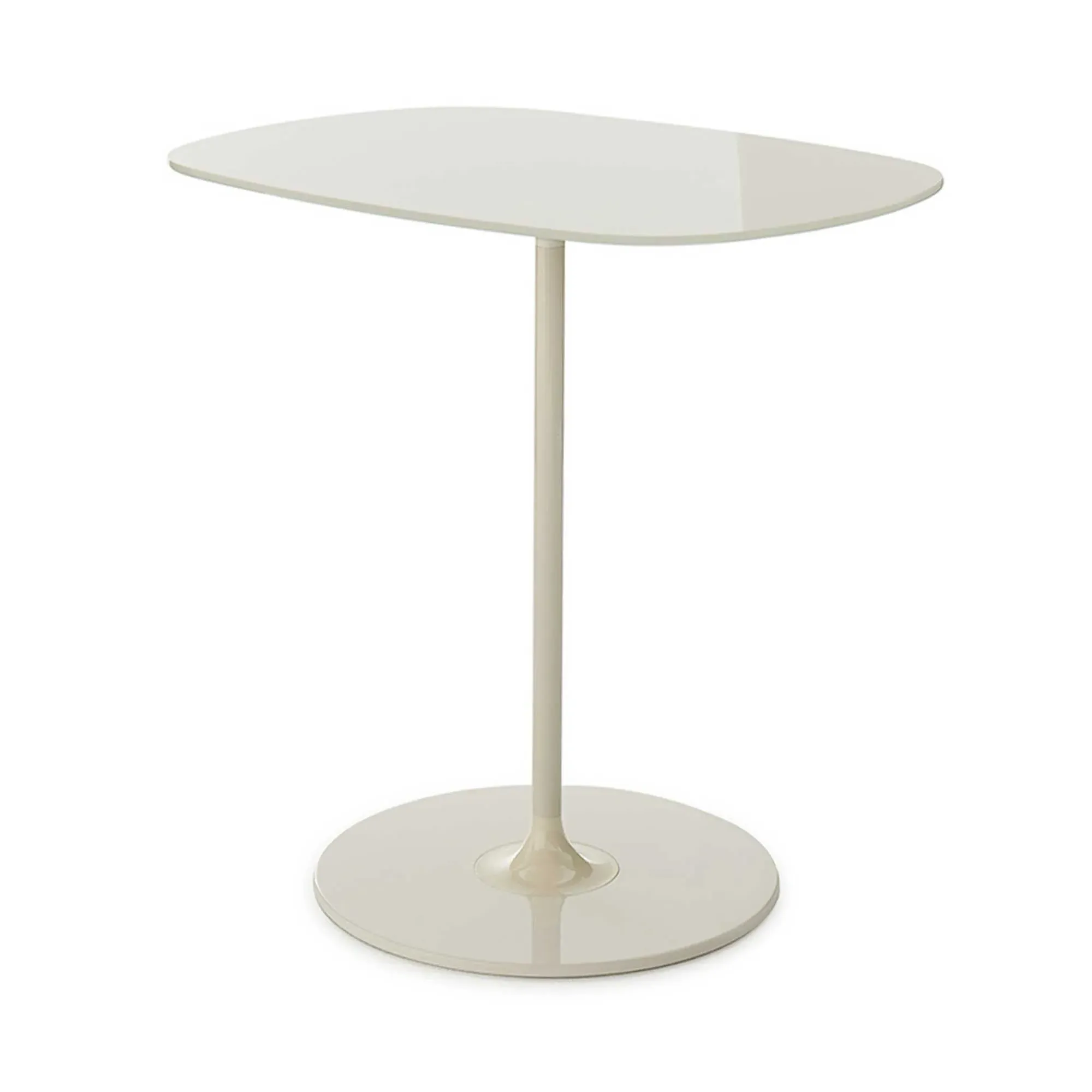 Kartell Thierry Side Table - White, Glass