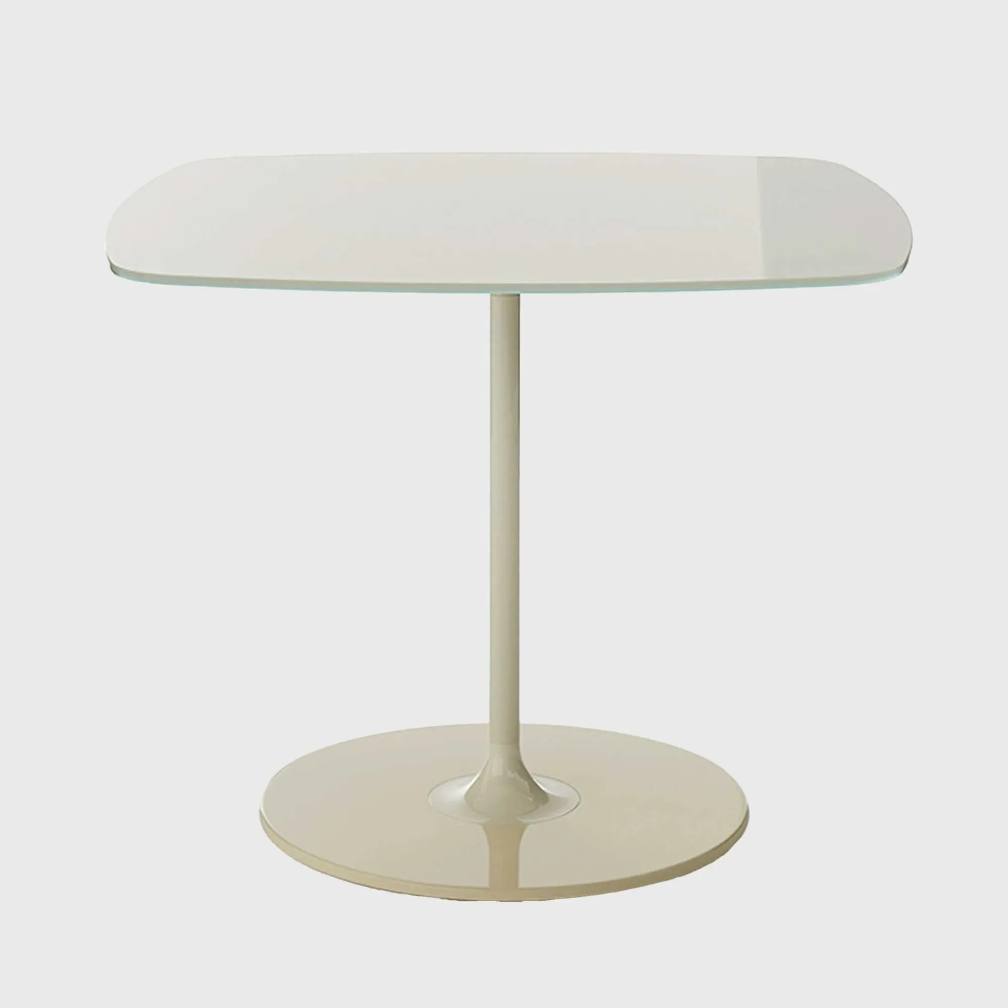 Kartell Thierry Side Table - White, Glass