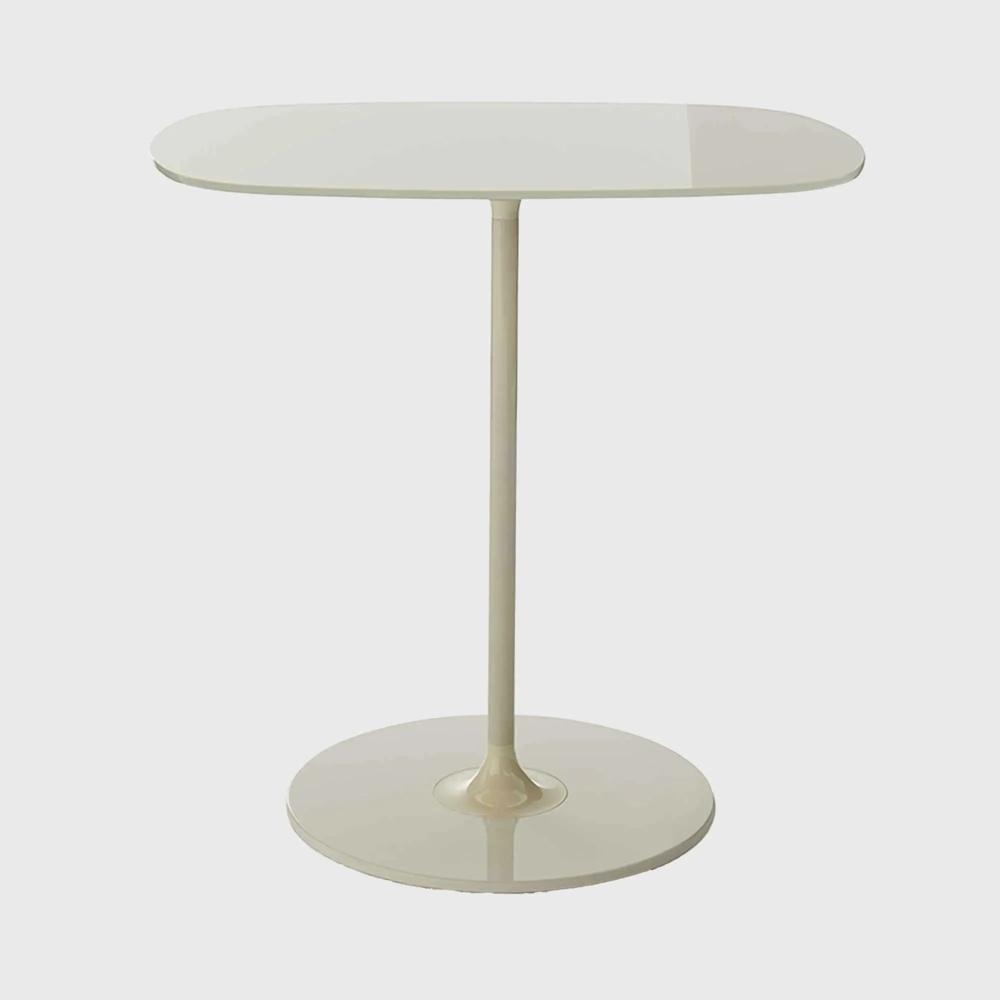 Kartell Thierry Side Table - White, Glass