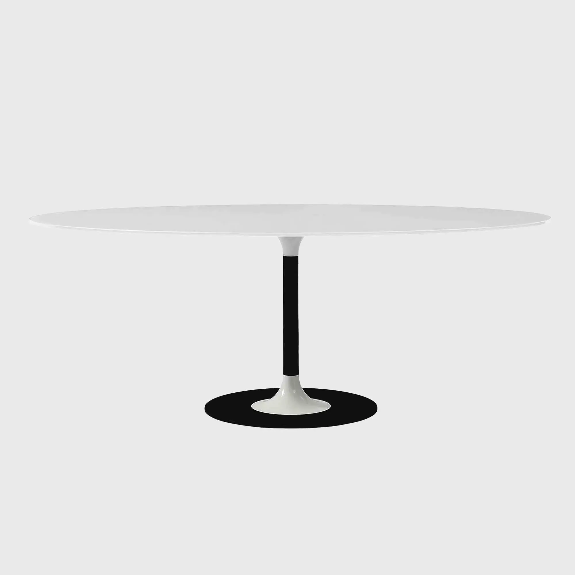 Kartell Thierry XXL Oval Dining Table - White, Glass