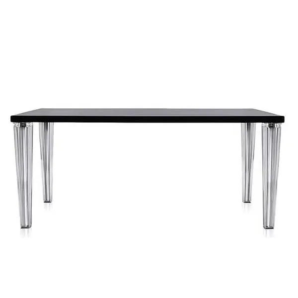 Kartell Top Table - Black Glass
