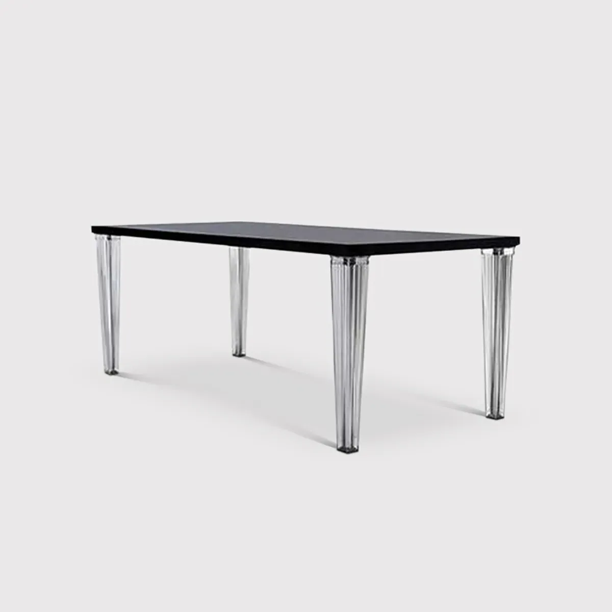 Kartell Top Table - Black Glass image