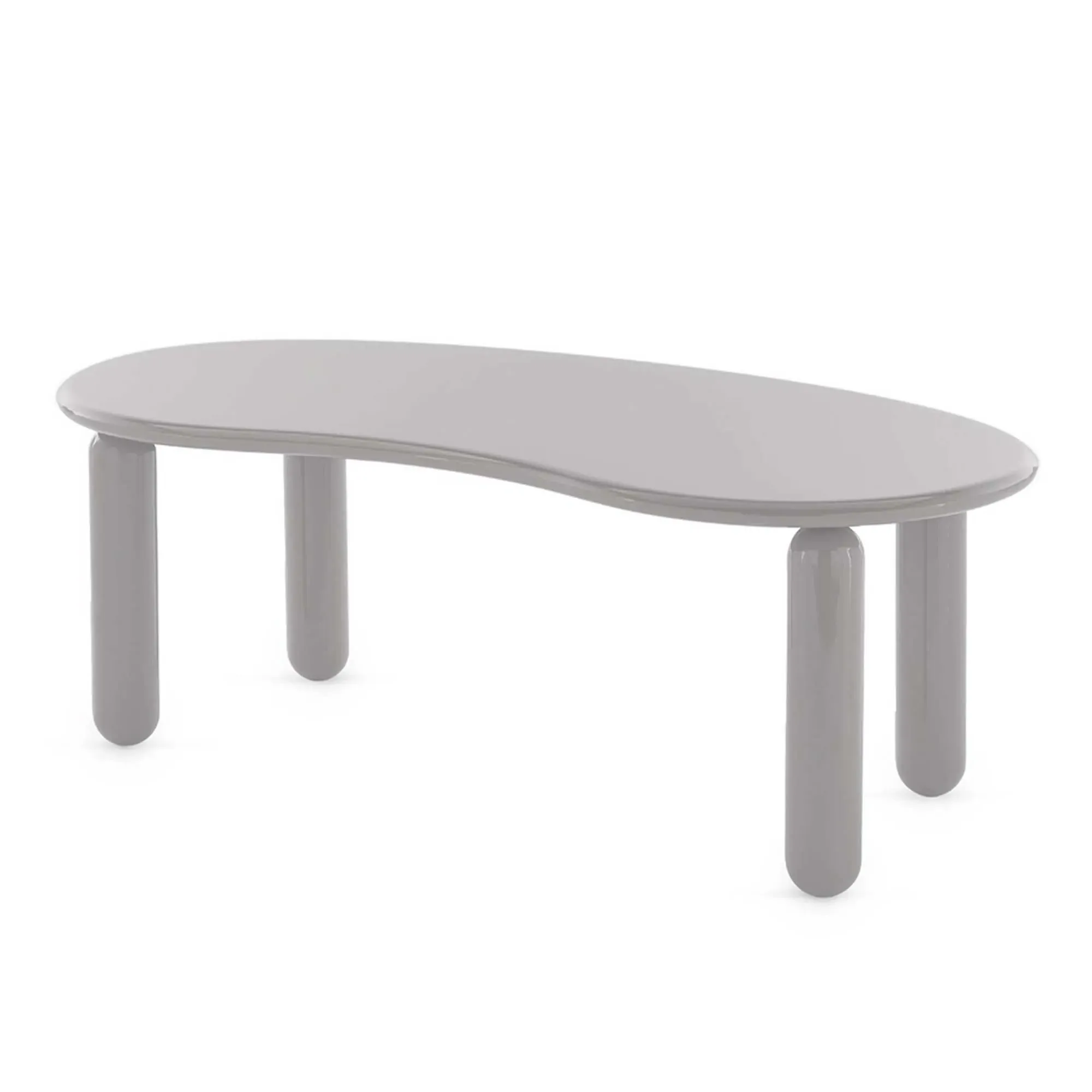 Kartell Undique Mas Round Side Table - Grey, Wood