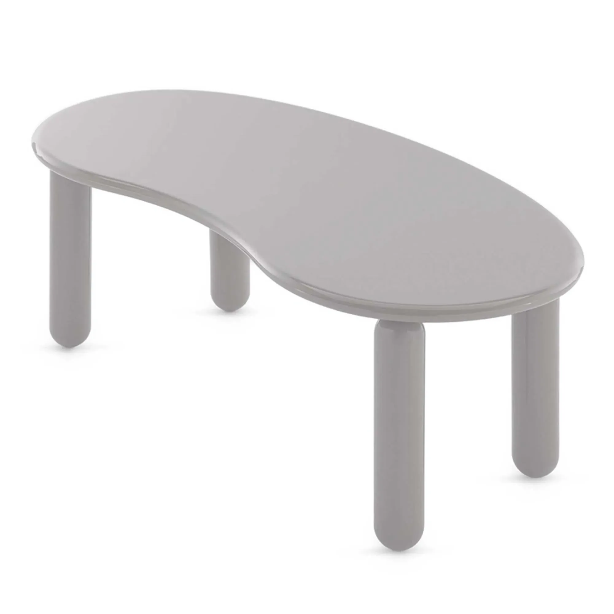 Kartell Undique Mas Round Side Table - Grey, Wood