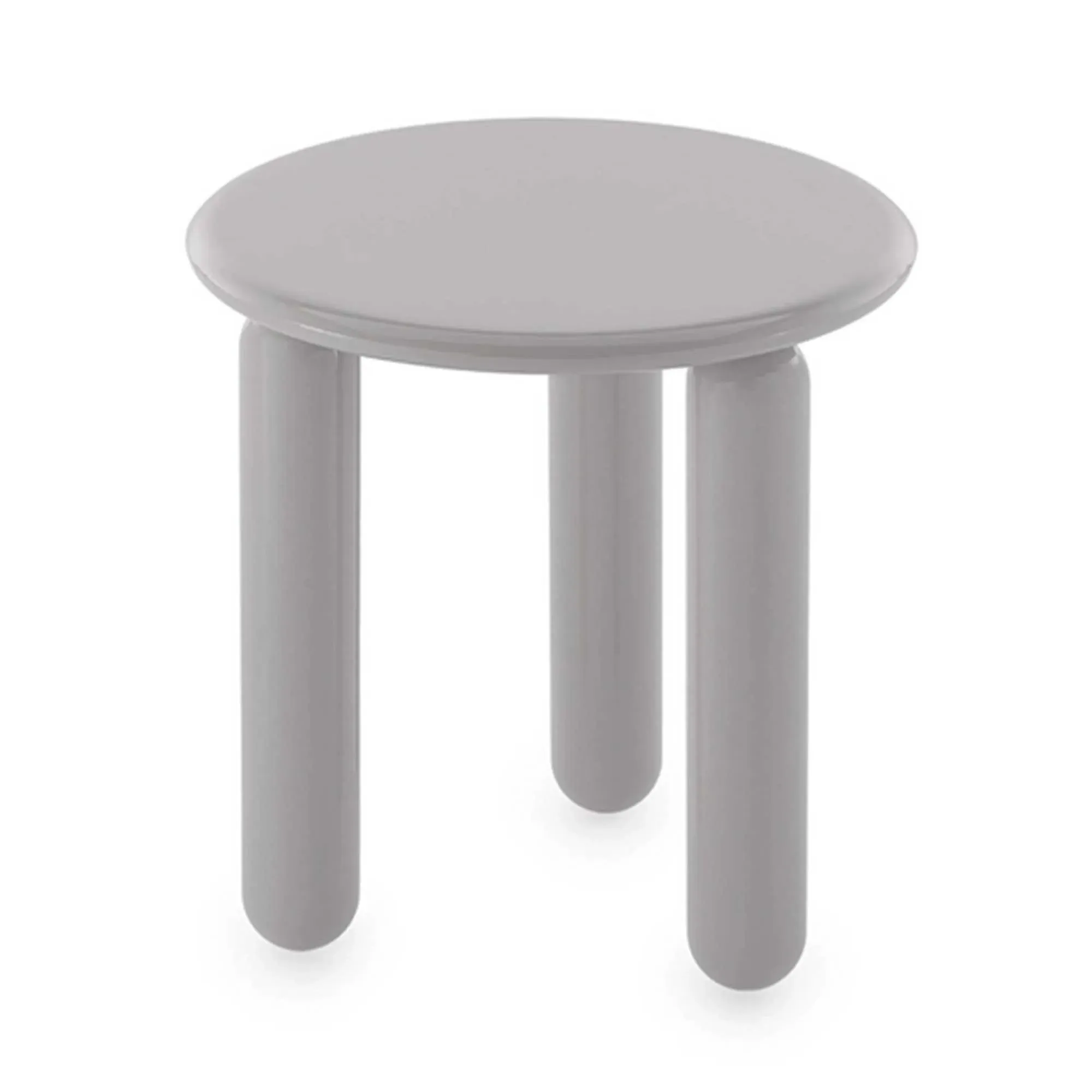 Kartell Undique Mas Round Side Table - Grey, Wood