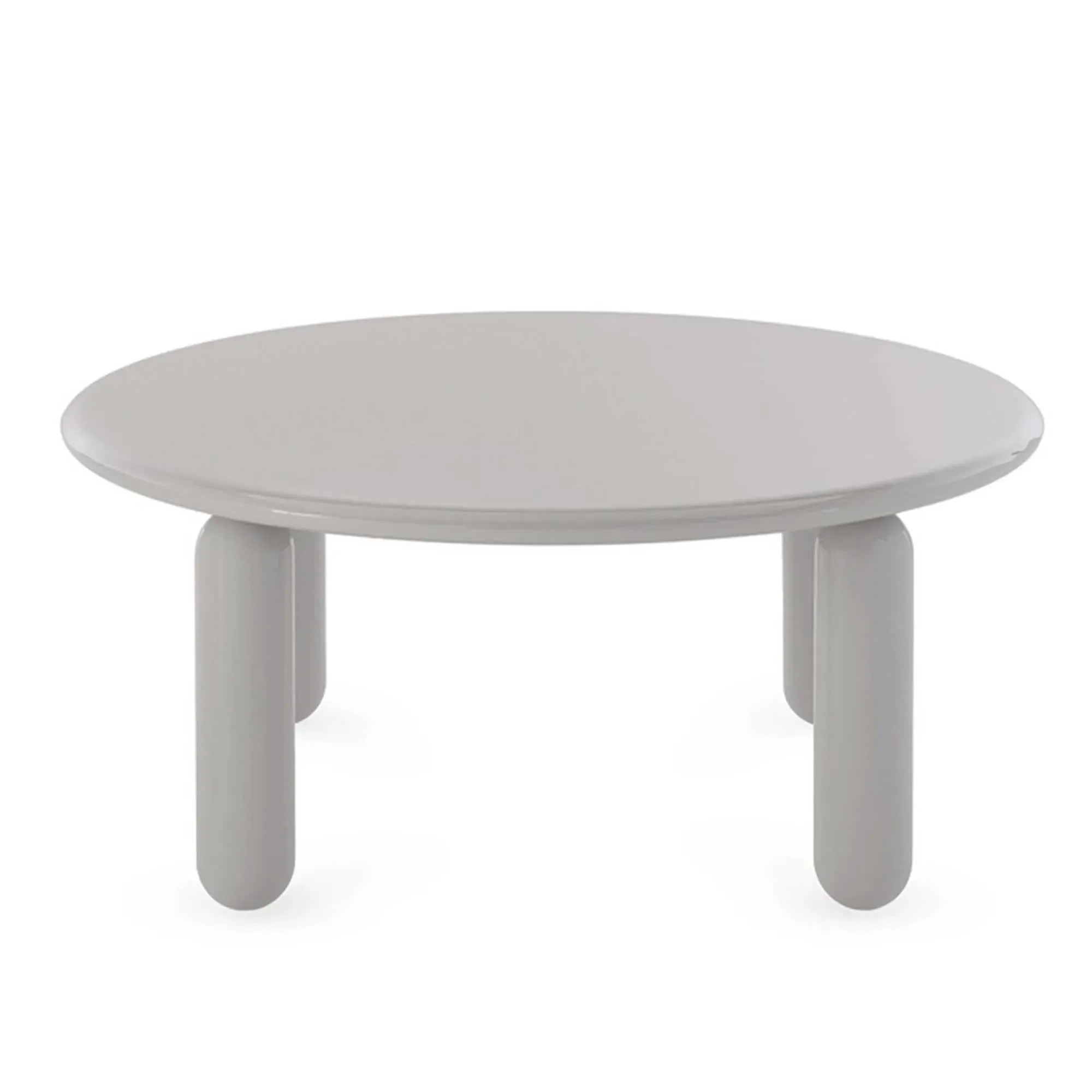 Kartell Undique Mas Round Side Table - Grey, Wood