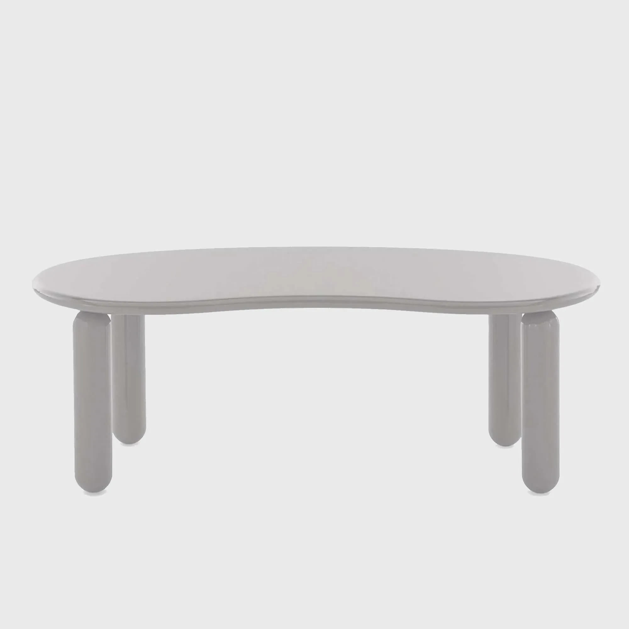 Kartell Undique Mas Round Side Table - Grey, Wood