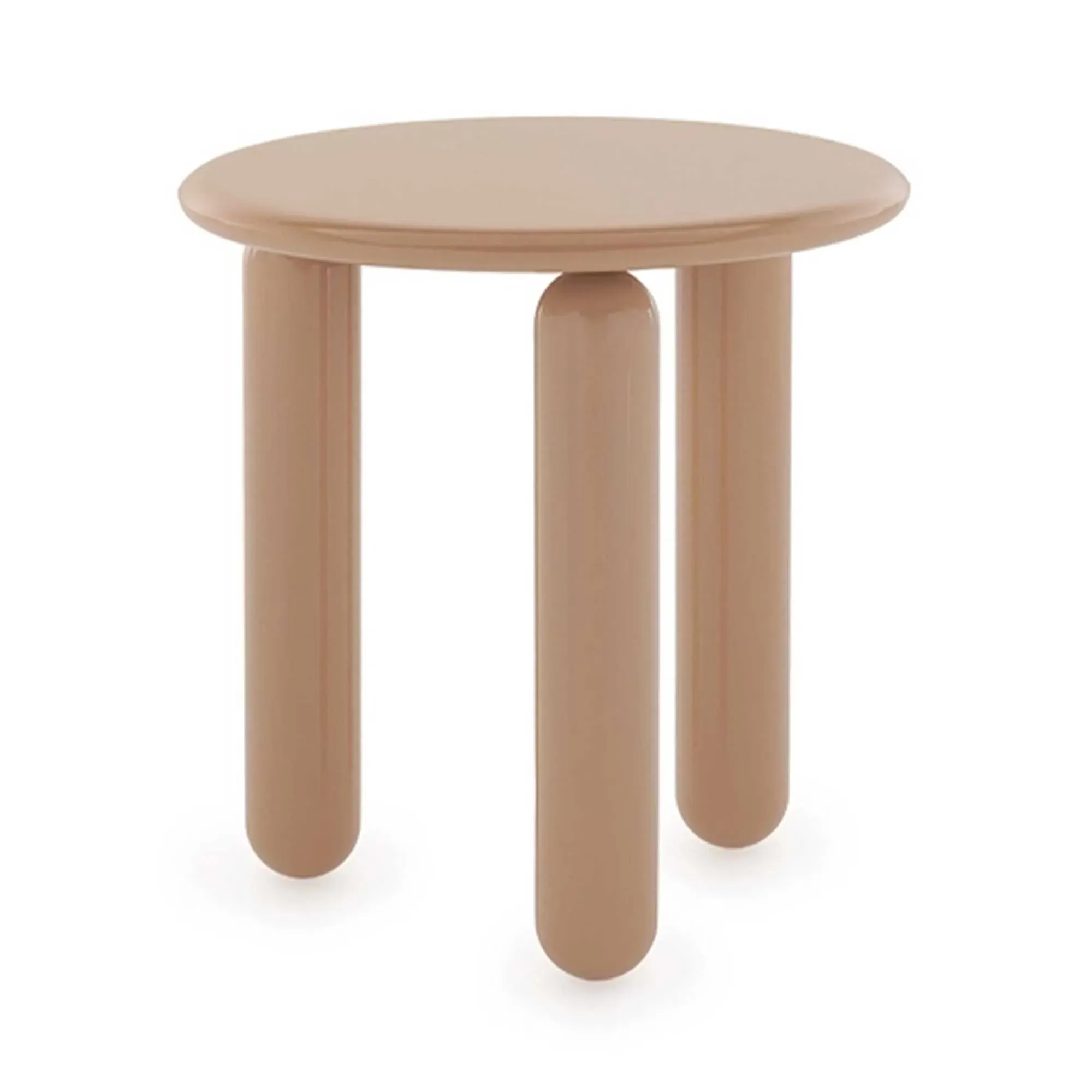 Kartell Undique Mas Round Side Table - Neutral, Wood