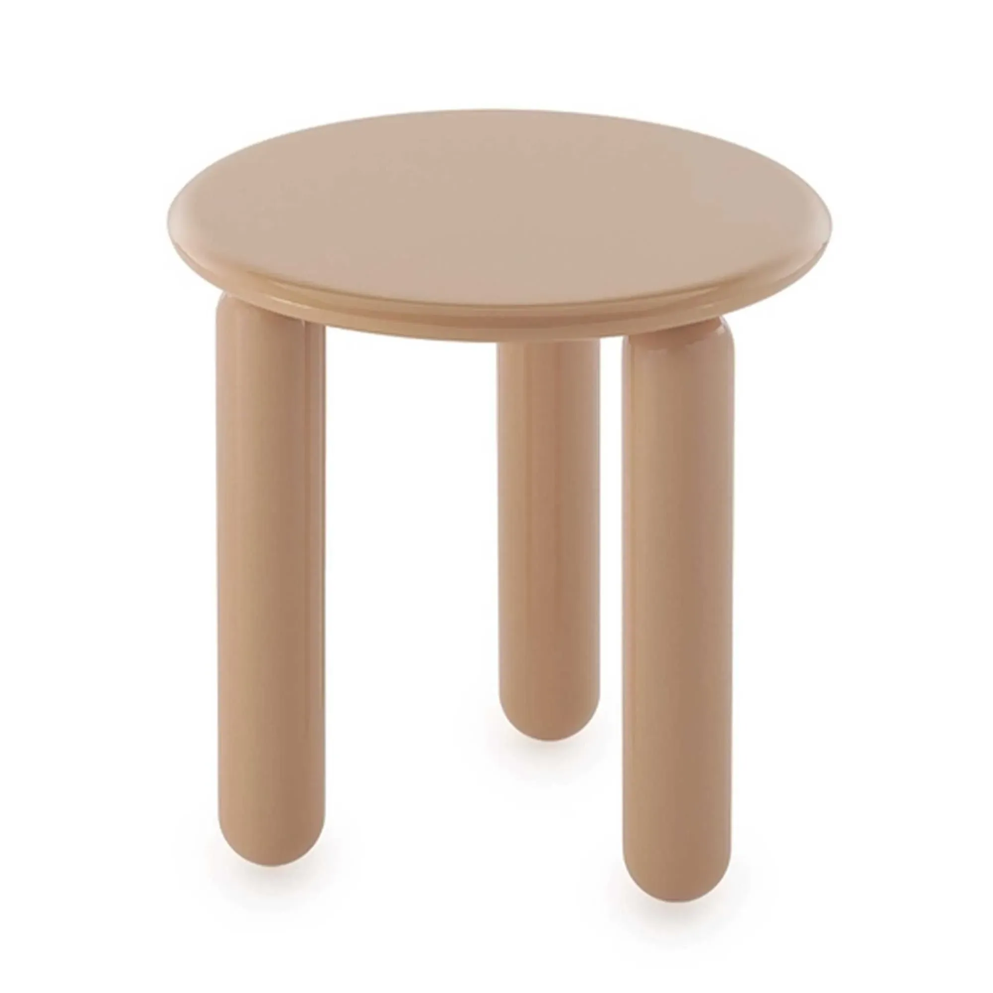 Kartell Undique Mas Round Side Table - Neutral, Wood
