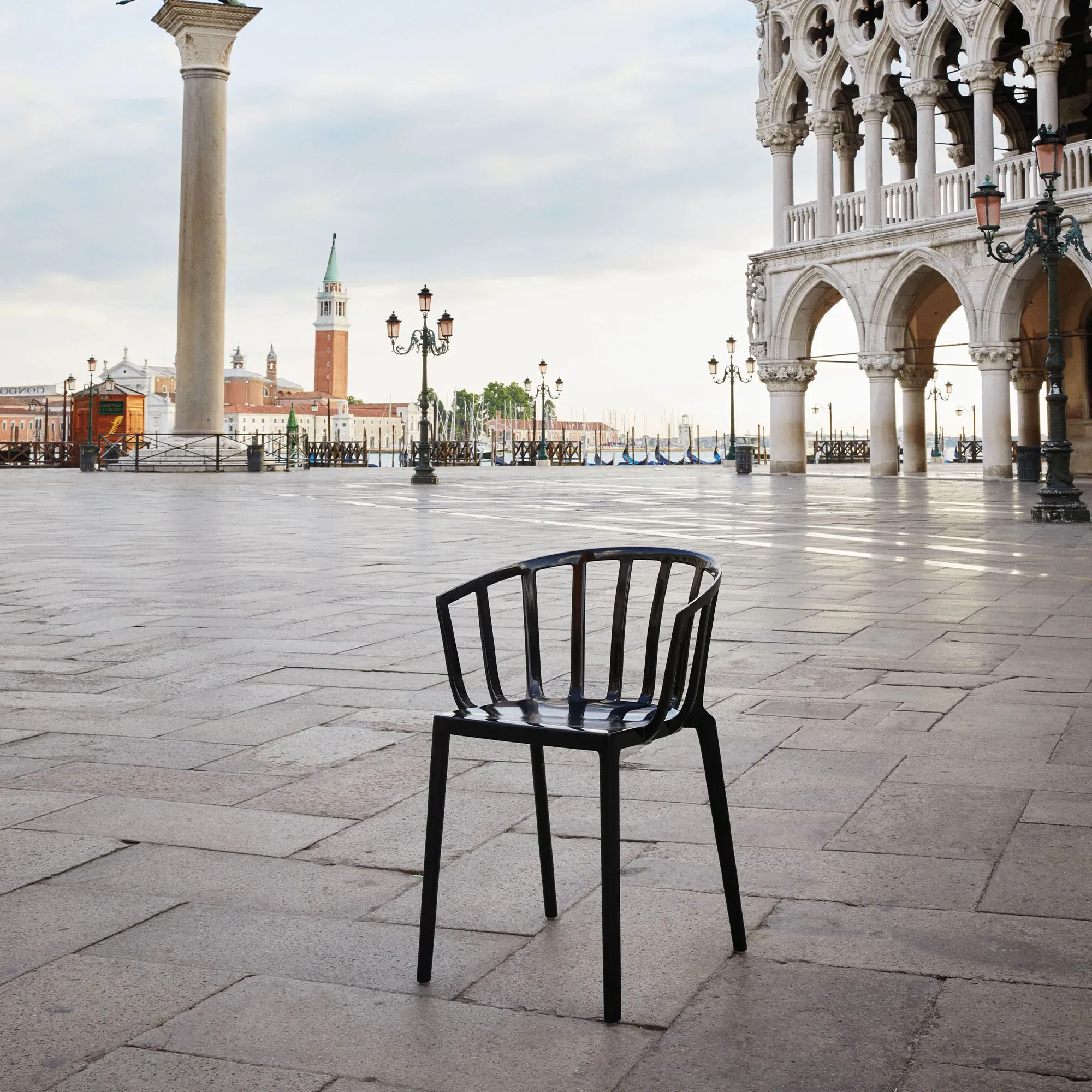 Kartell Venice Dining Chair - Black, Polycarbonate